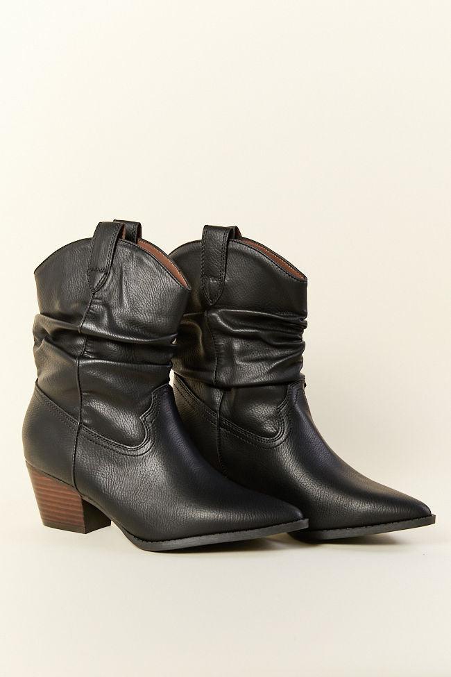 Kit Black Scrunch Western Boots Product Image