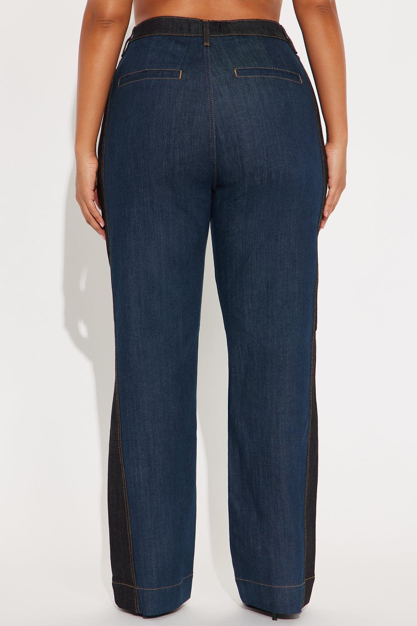 Busy Body Stretch Tailored Jeans - Dark Wash Female Product Image