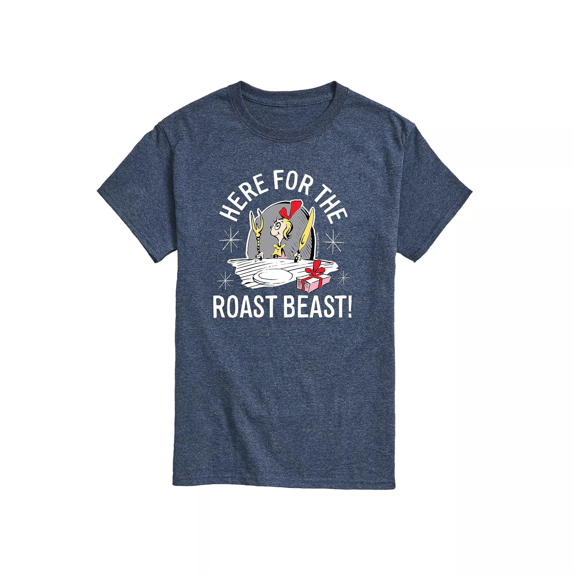 Men's Dr. Seuss The Grinch "Here For The Roast Beast!" Tee,  Product Image