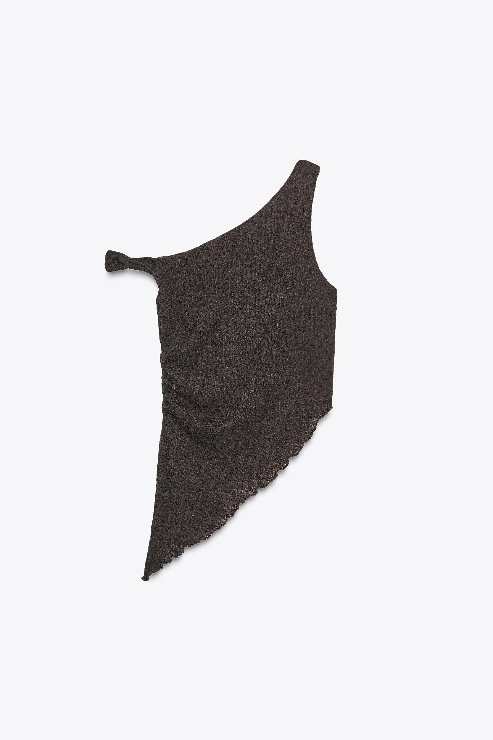 ASYMMETRIC TEXTURED TOP Product Image