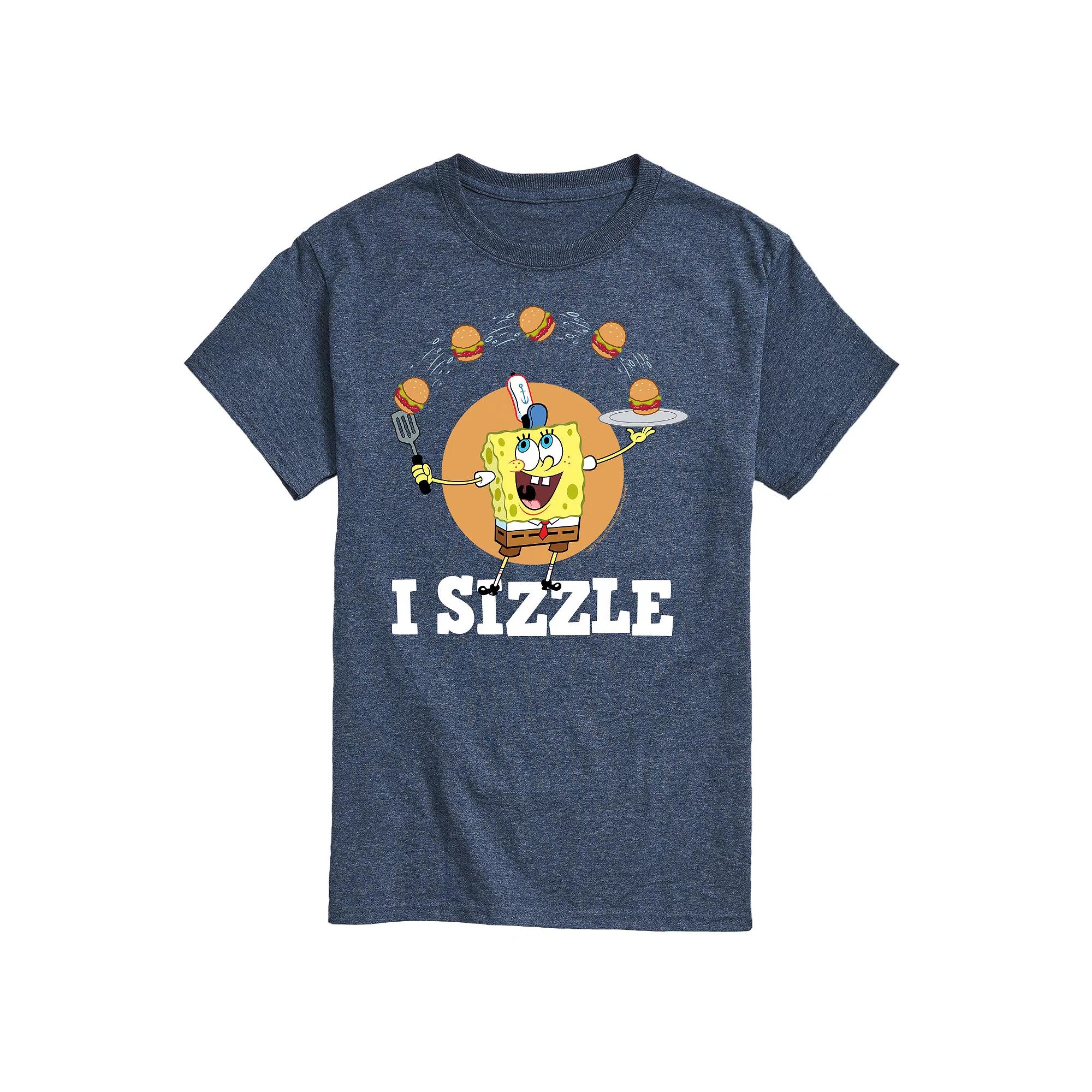 Big & Tall SpongeBob SquarePants "I Sizzle" Graphic Tee, Men's,  Product Image