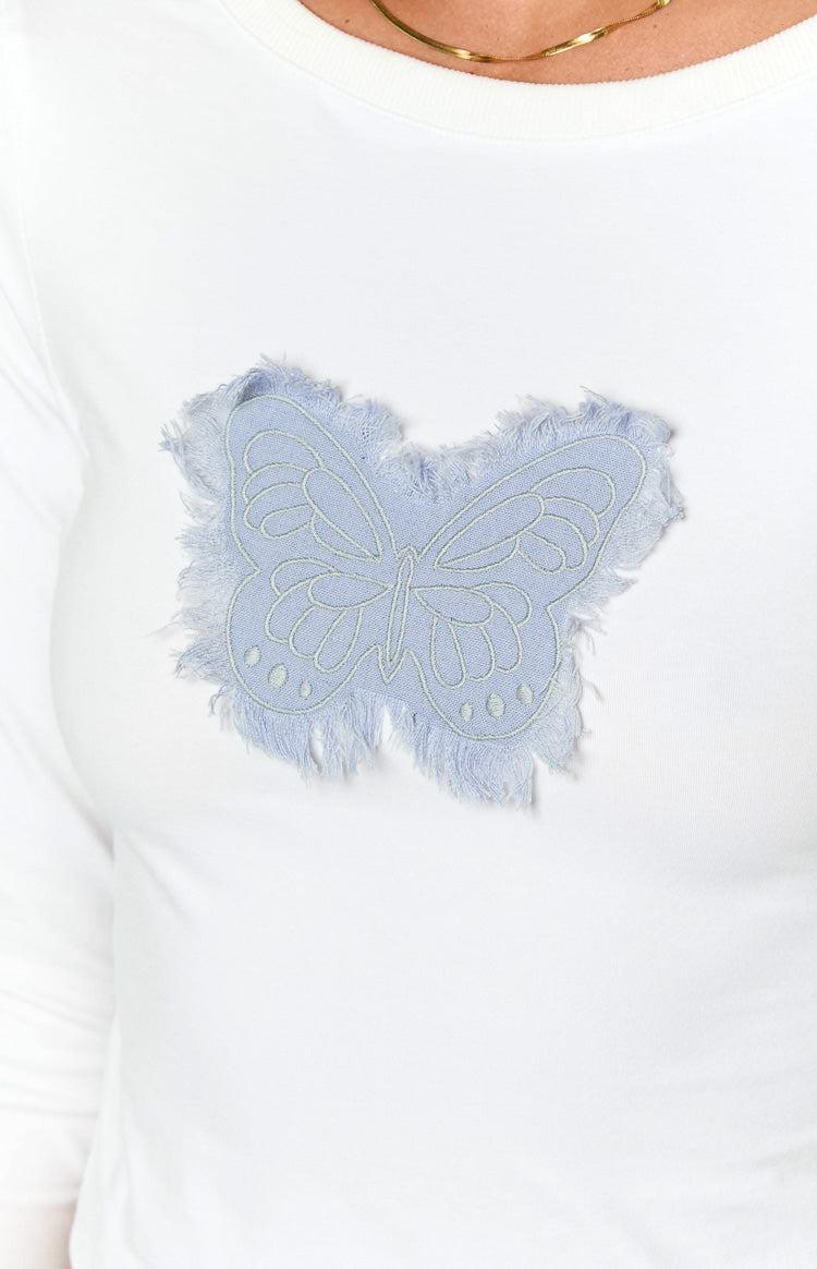 Harmonie White Long Sleeve Top Baby Product Image
