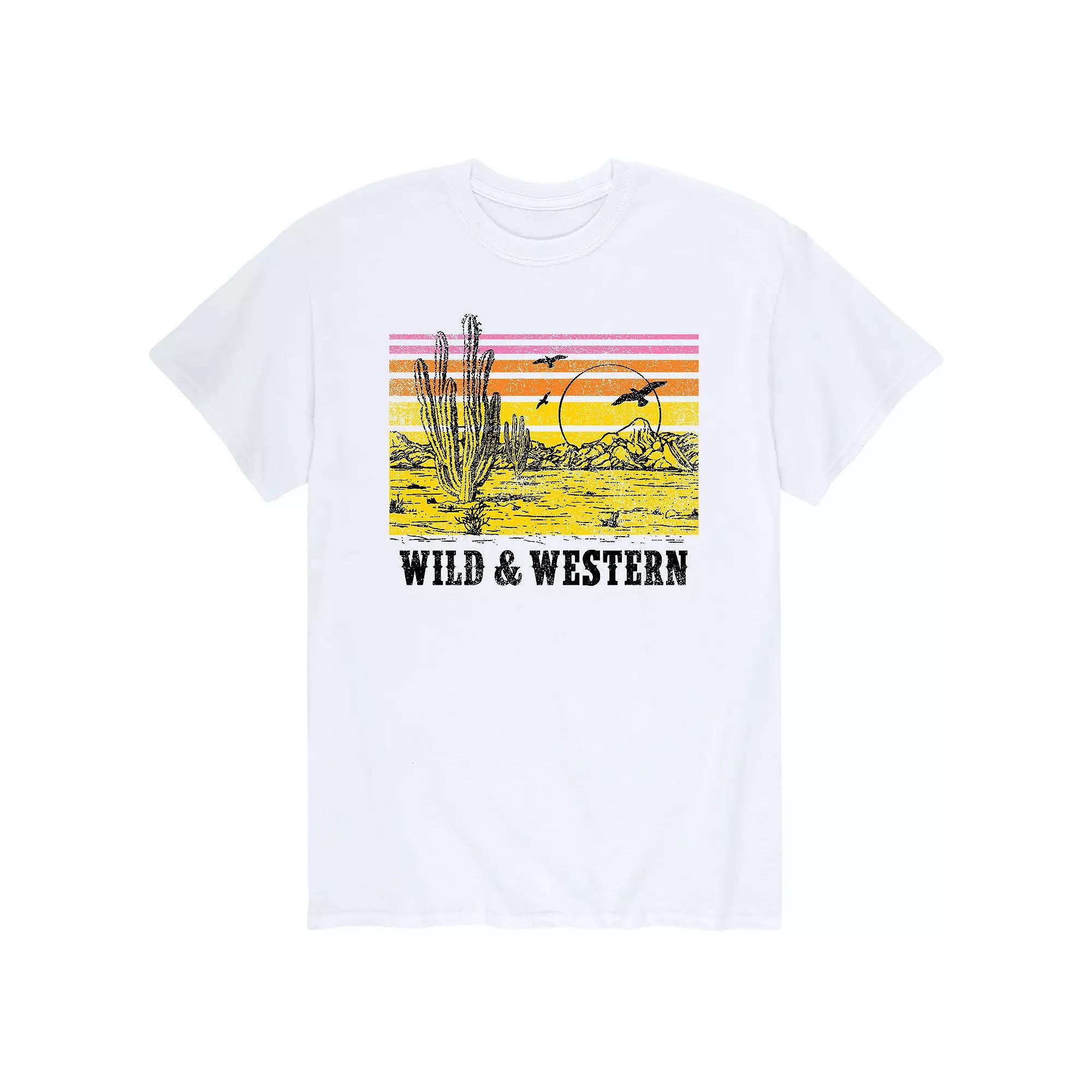 Men's Wild And Western Tee,  Product Image