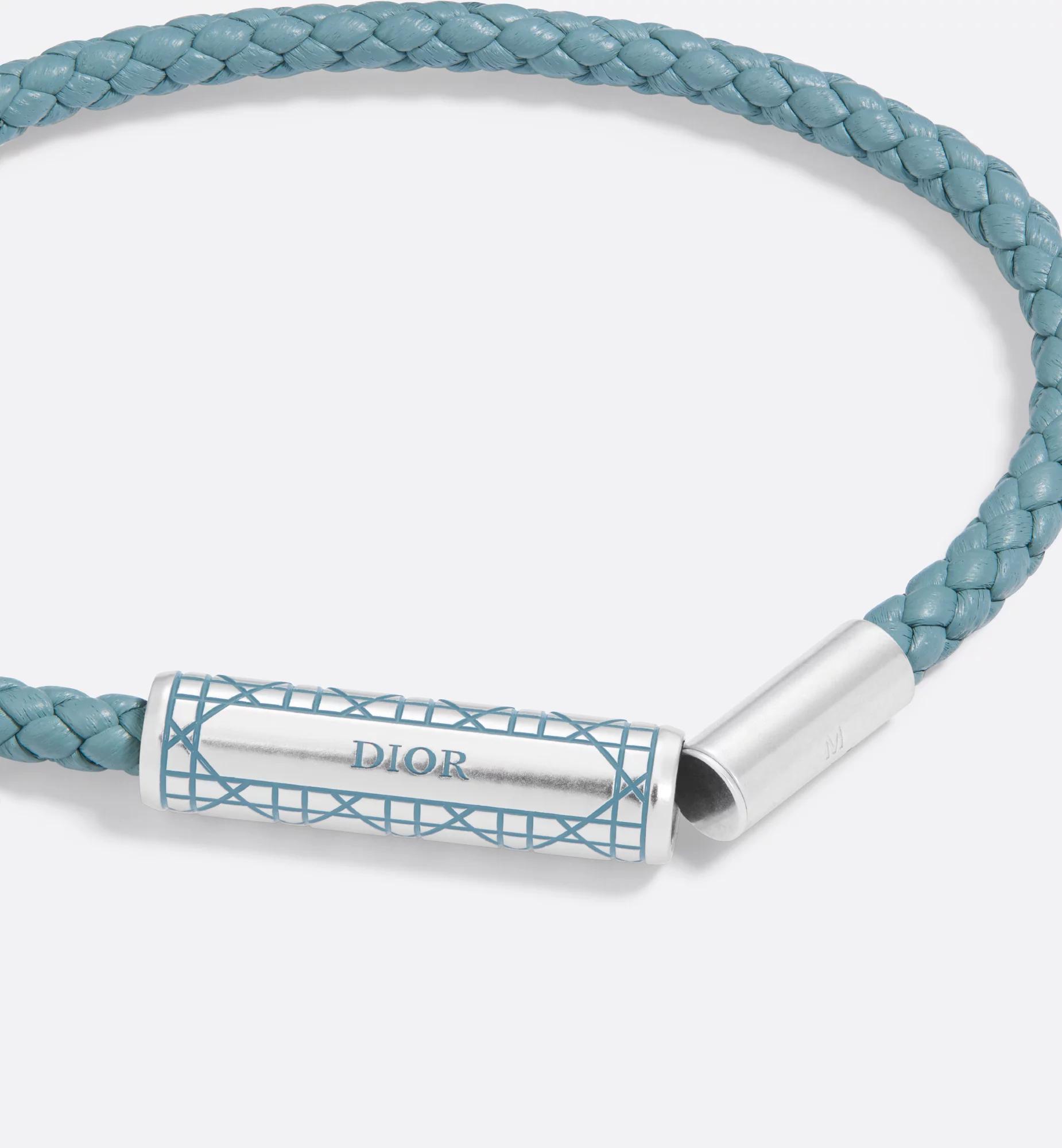 Cannage Braided Leather Bracelet Product Image