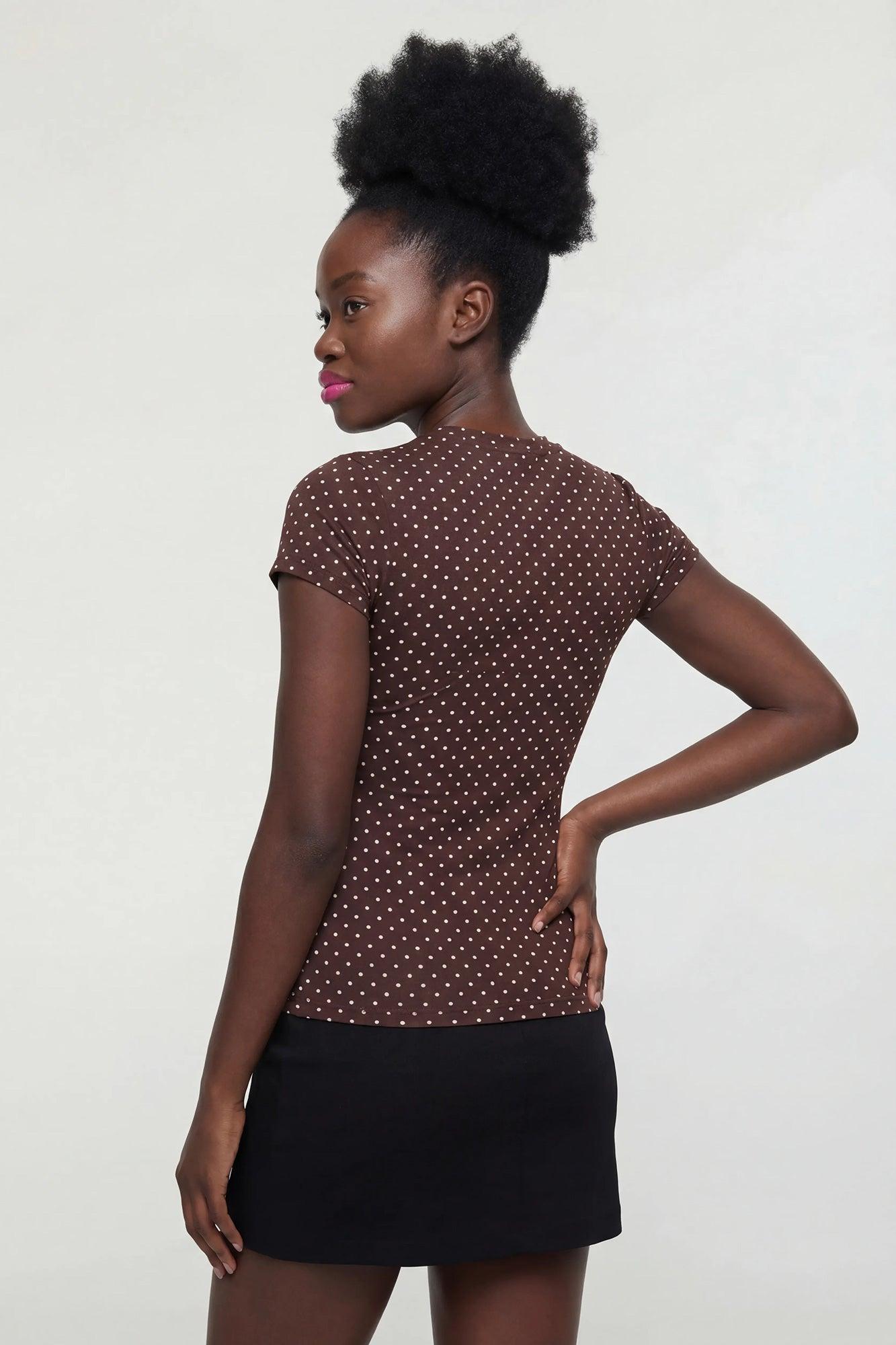 High Neck T-Shirt Female Product Image
