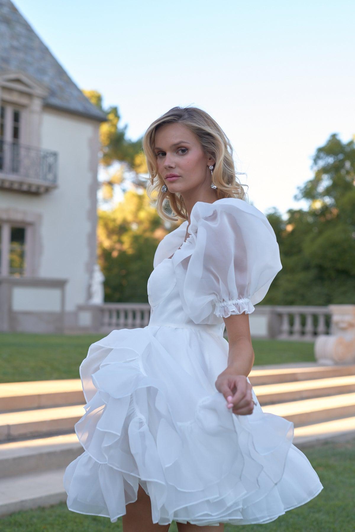 The Ivory Bebe Bloom Dress Product Image