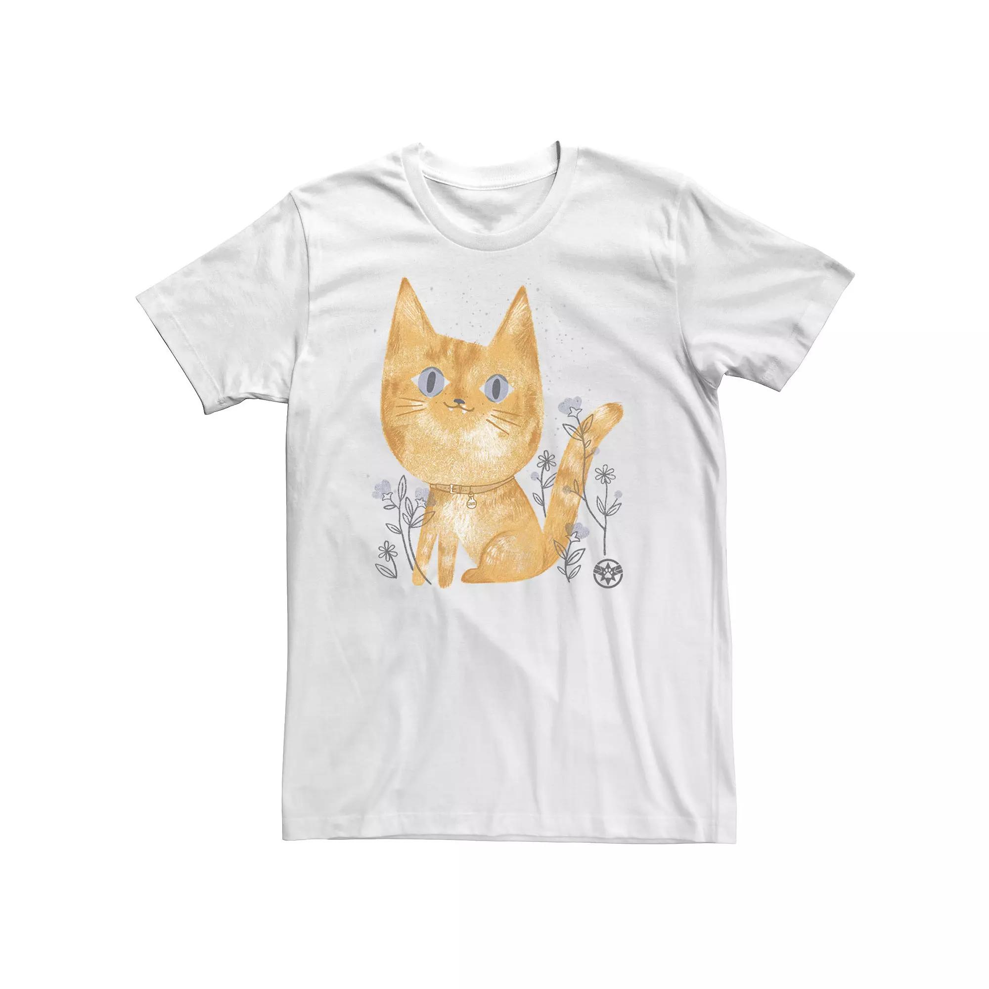 Big & Tall Marvel Captain Marvel Watercolor Goose Graphic Tee, Men's,  Product Image