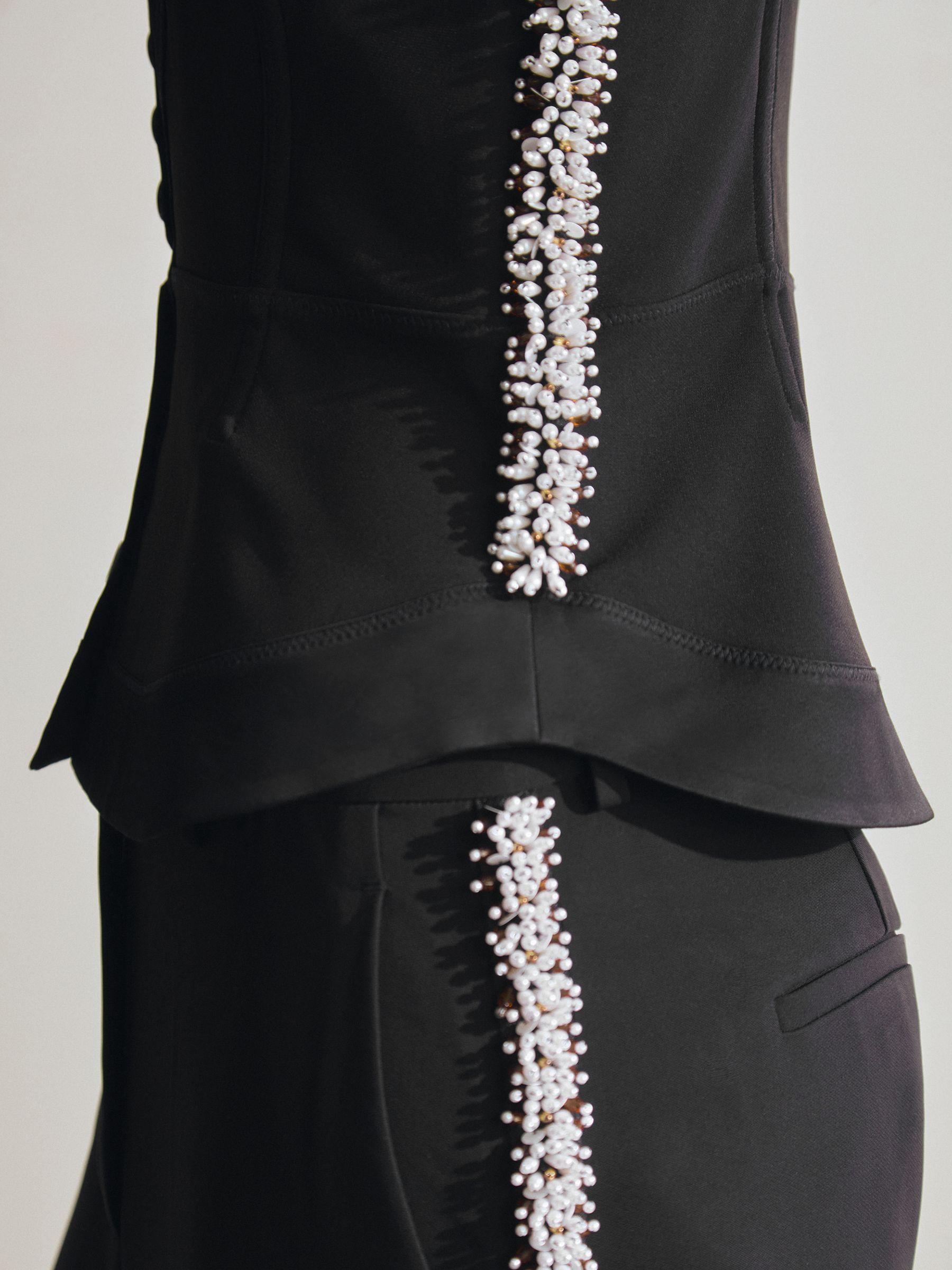 Atelier Embellished Corset Top in Black Product Image