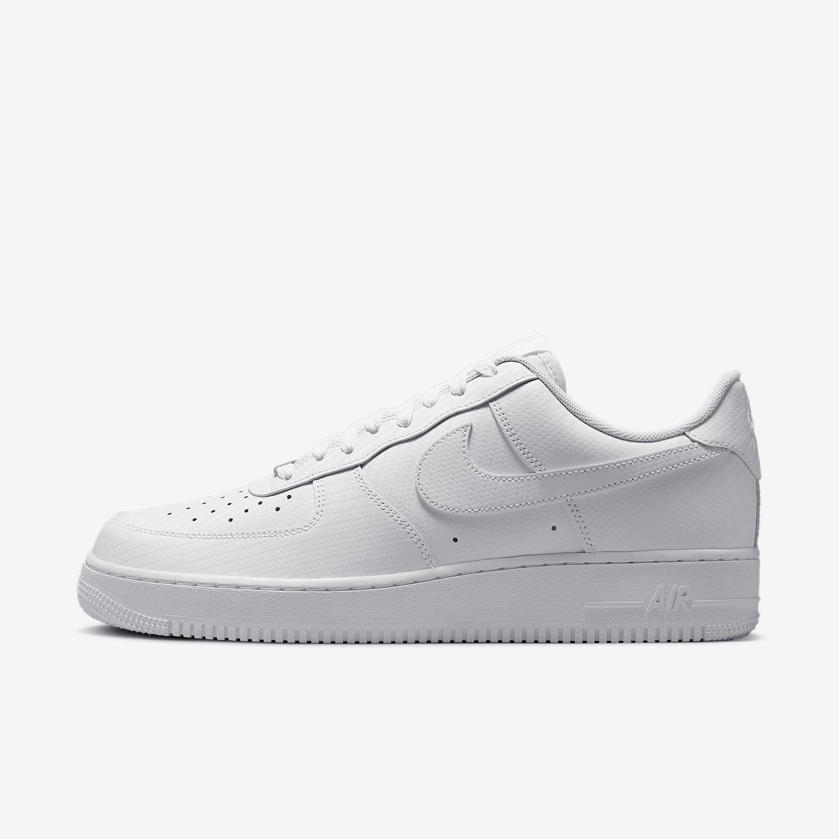 Nike Mens Nike Air Force 1 07 TWT - Mens Shoes White/White Product Image
