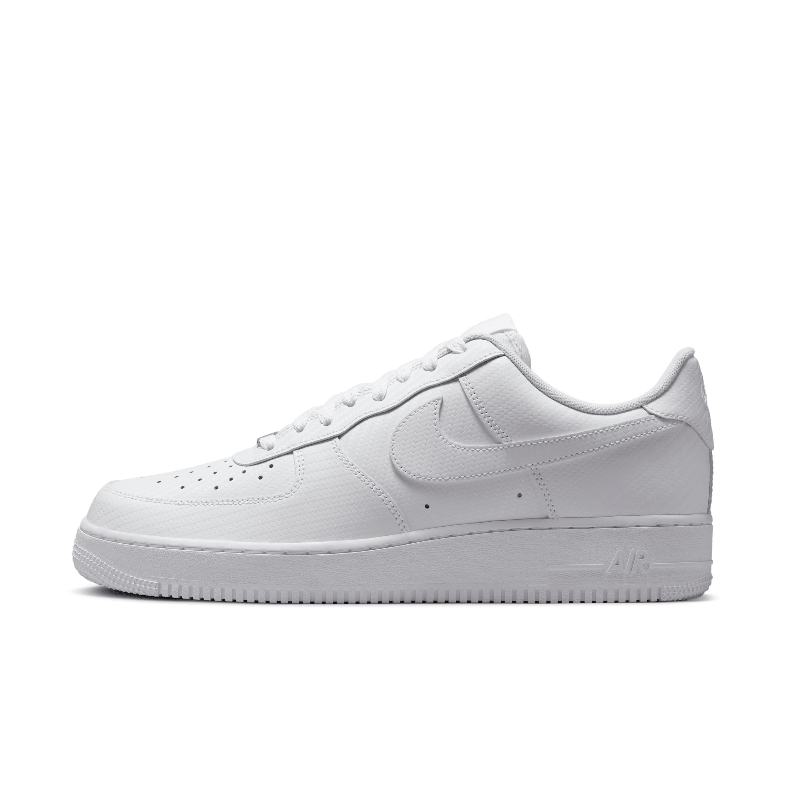 Nike Mens Nike Air Force 1 07 TWT - Mens Shoes White/White Product Image