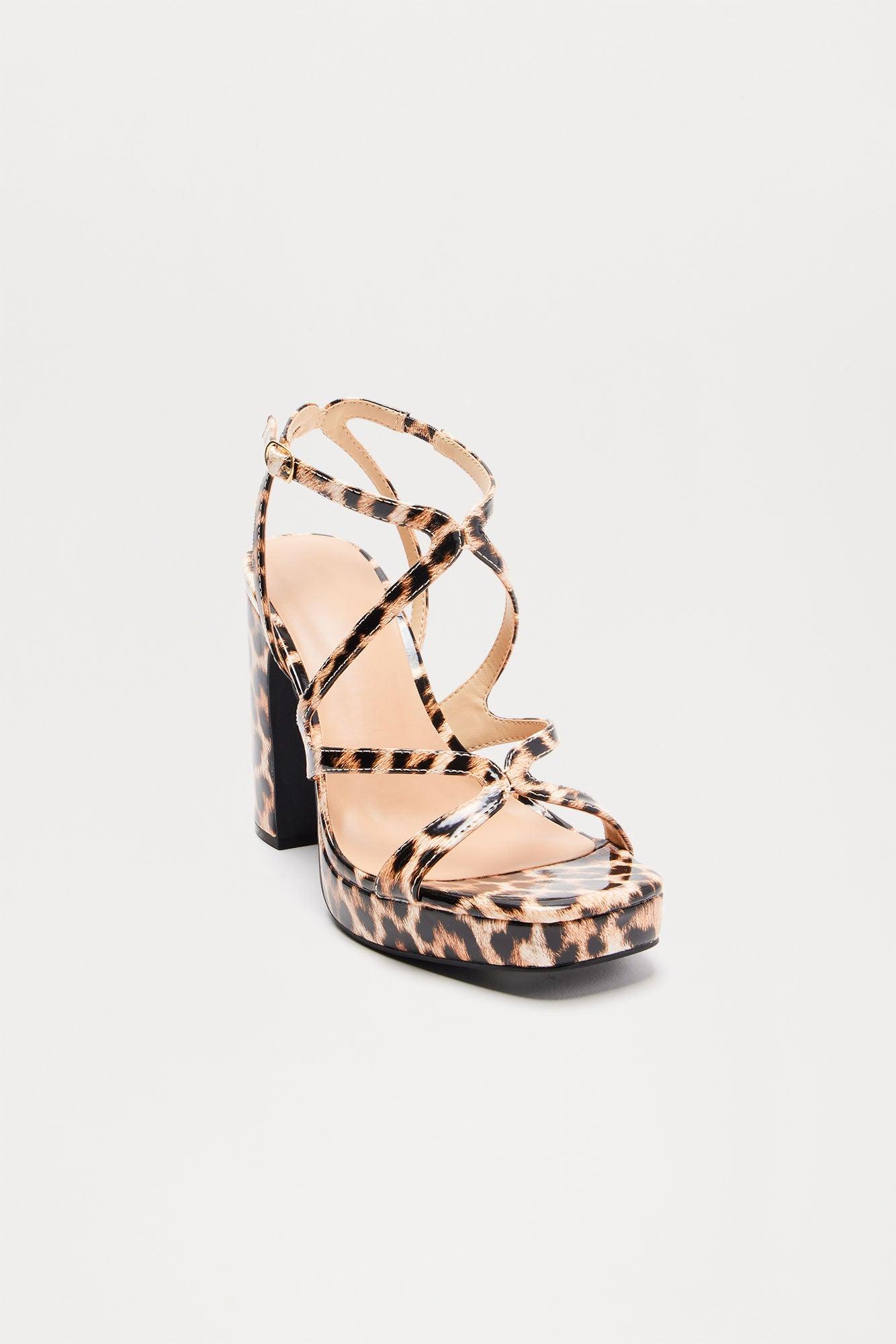 Sonder Platform Heels - Leopard Product Image