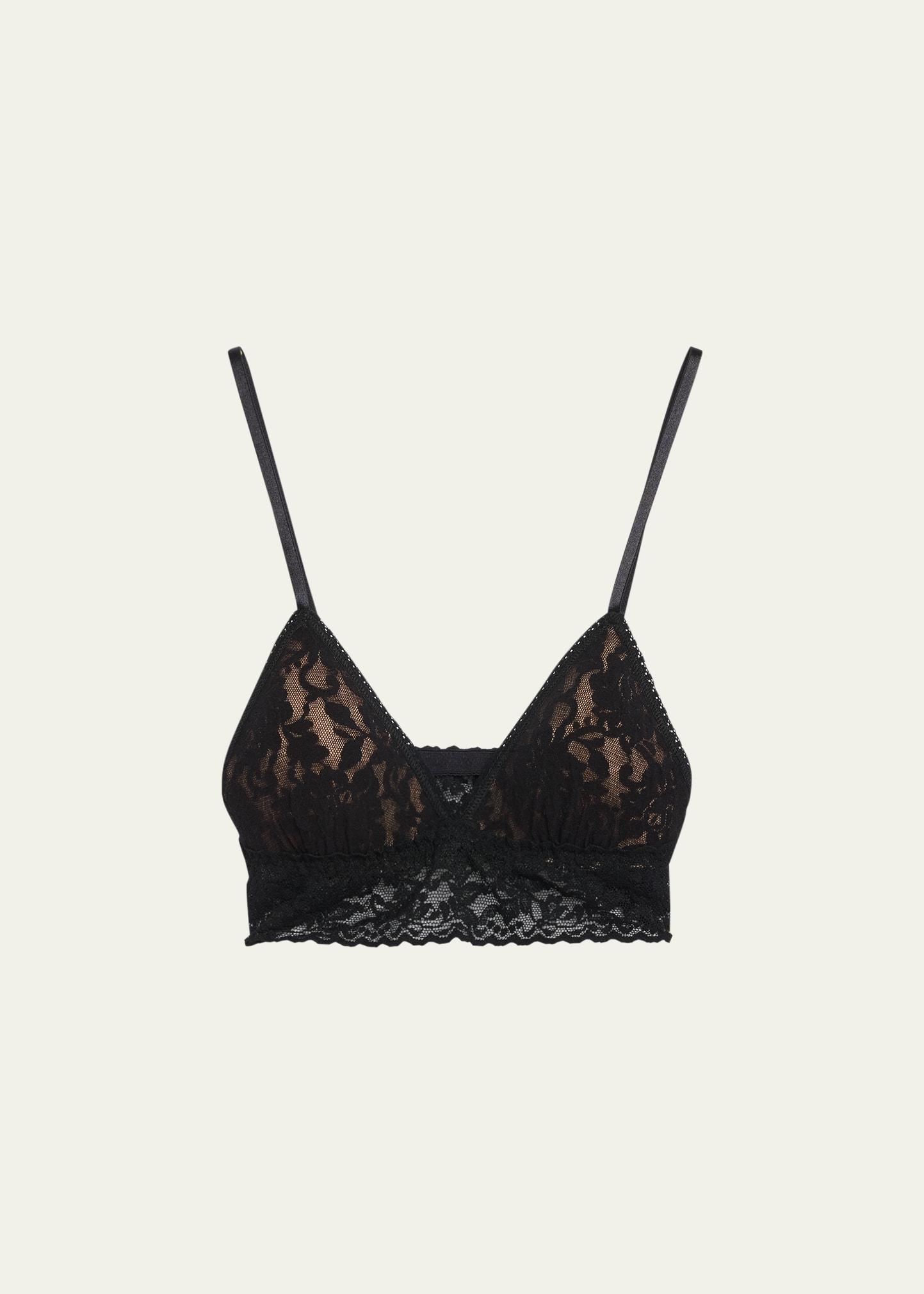 Signature Lace Padded Triangle Bralette Product Image