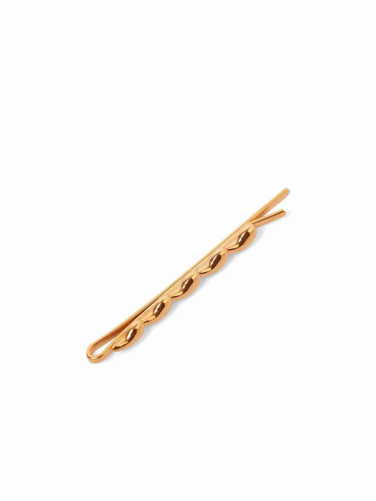 CHLOÉ Iconic Hair Clips Accessories In Metallic Product Image