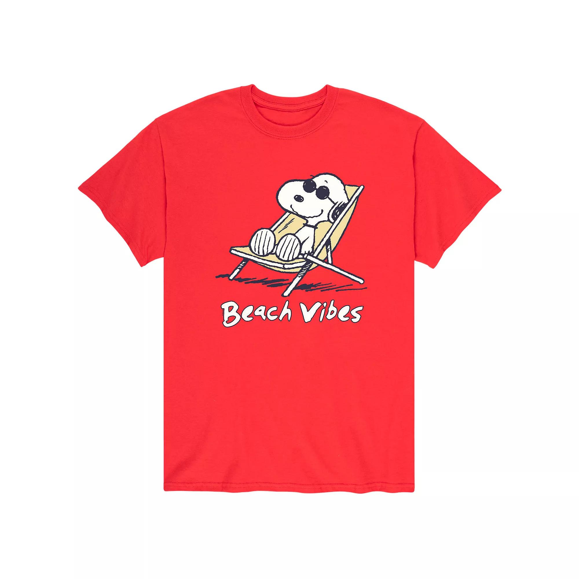 Men's Peanuts Snoopy Beach Vibe Tee,  Product Image