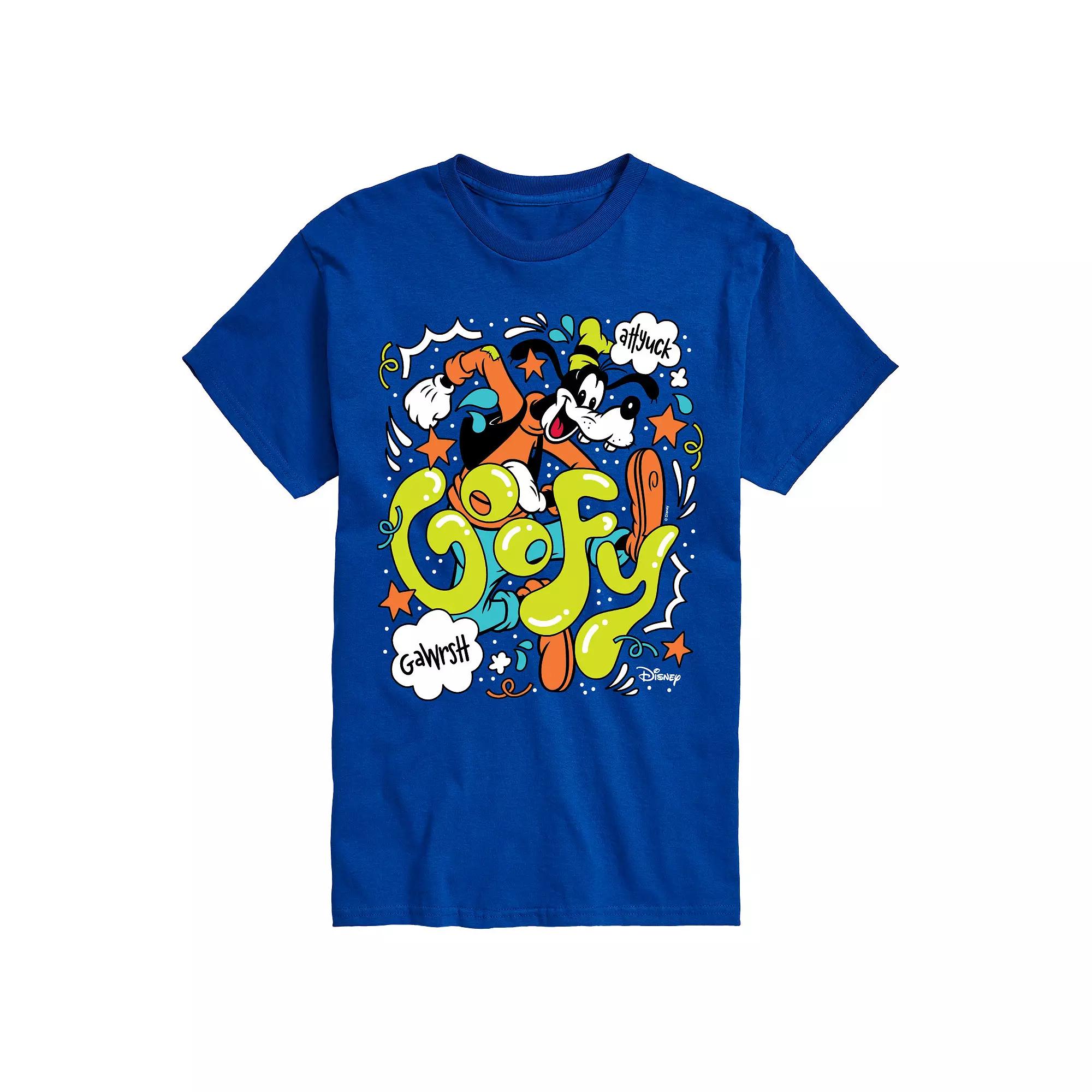 Disney's Goofy Big & Tall Pop Art Doodles Graphic Tee, Men's,  Product Image