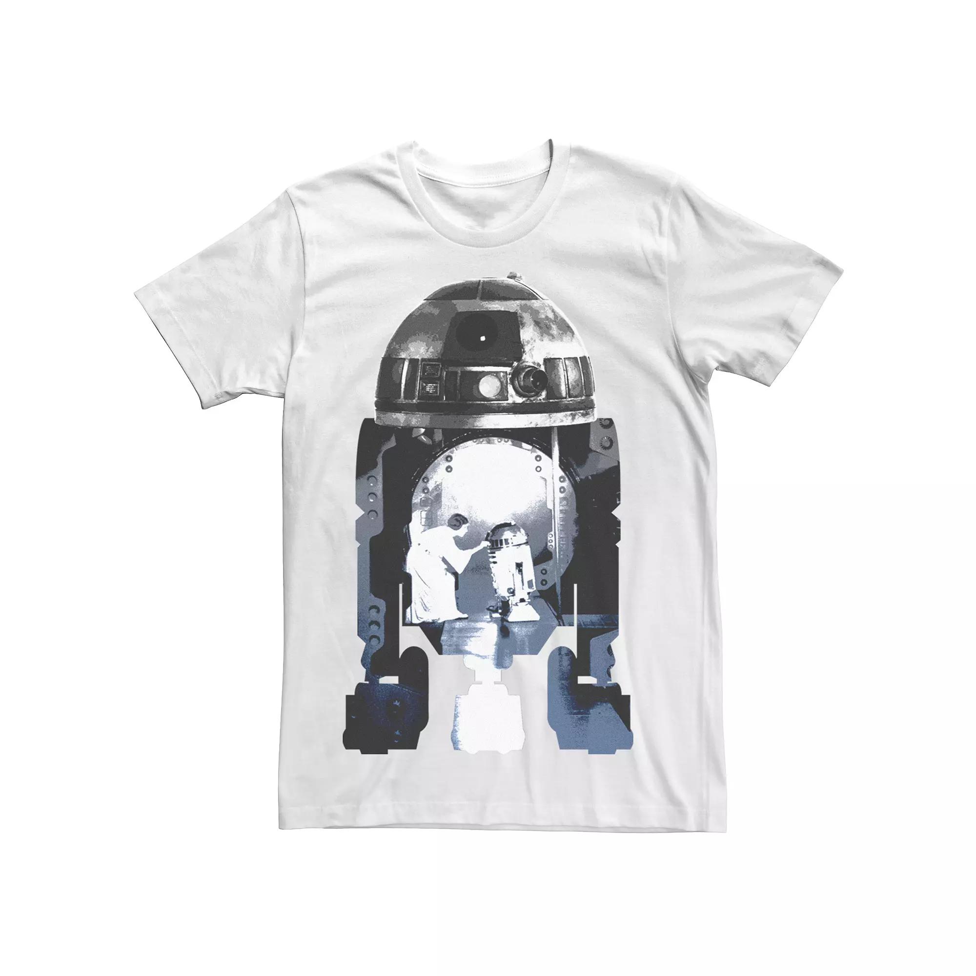 Men's A New Hope Ep4 R2D2 Collage Tee,  Product Image