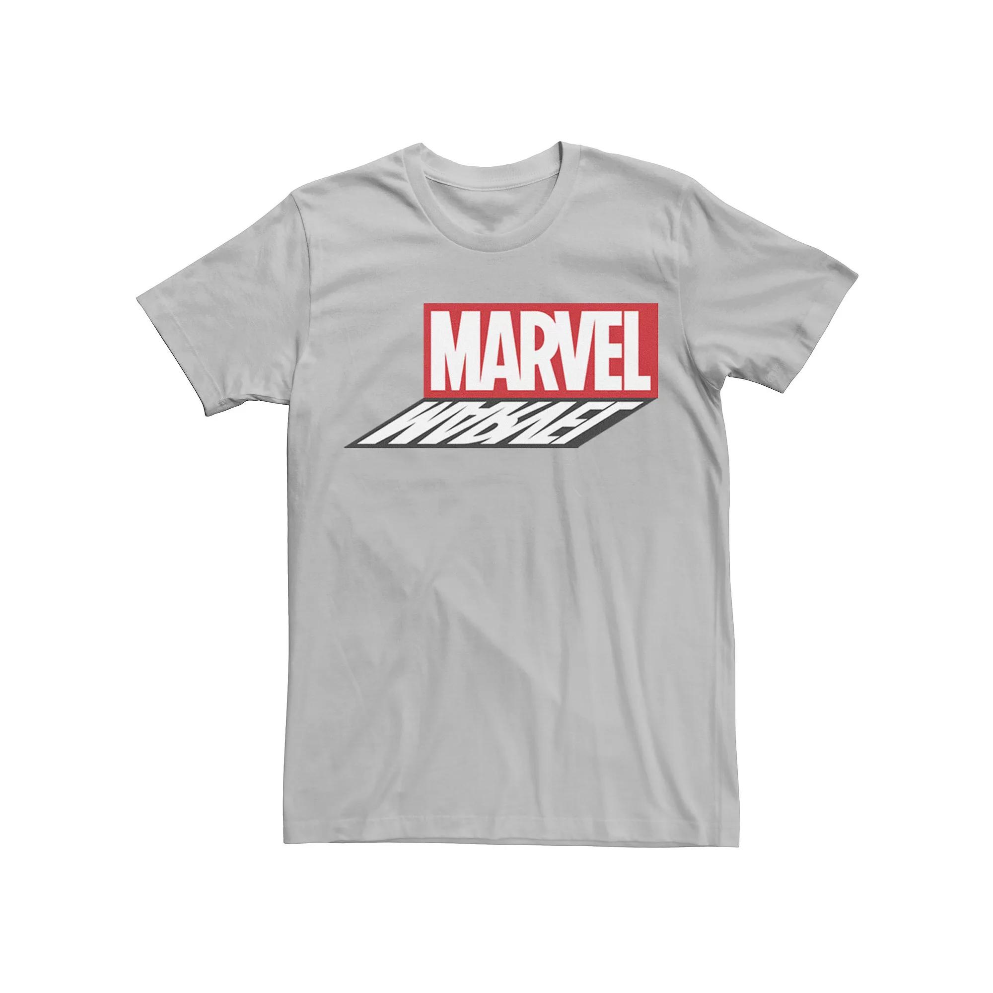 Men's Marvel Mirrored Logo Graphic Tee,  Product Image