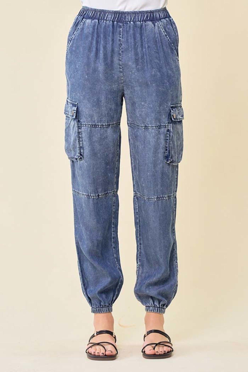 Denim Cargo Jogger Product Image