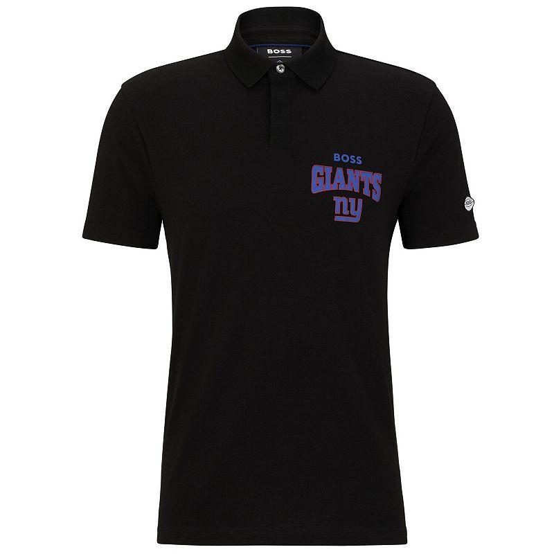 Men's BOSS X NFL Black/Royal Los Angeles Rams Punter Polo,  Product Image
