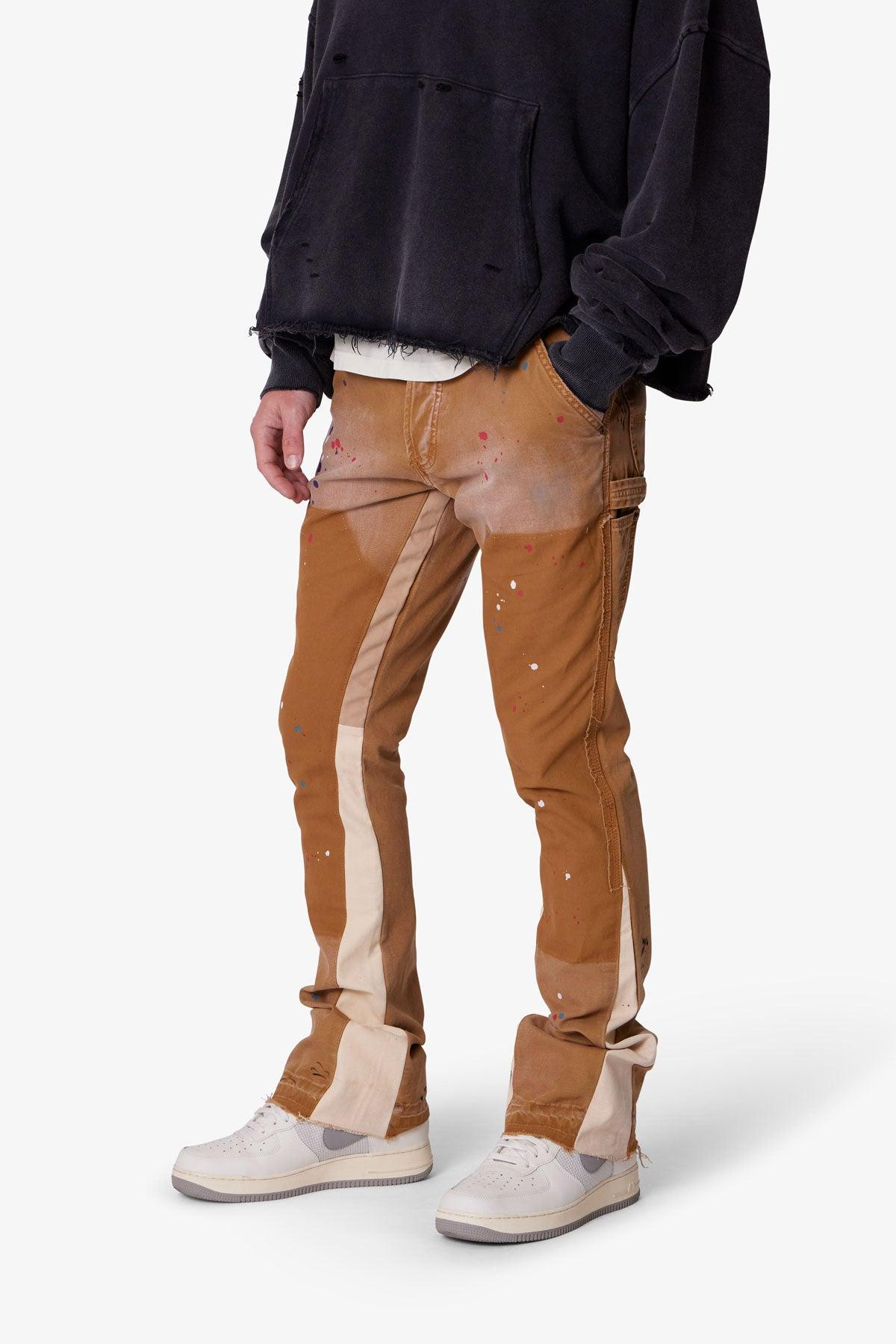 B243 Flare Denim - Brown Product Image