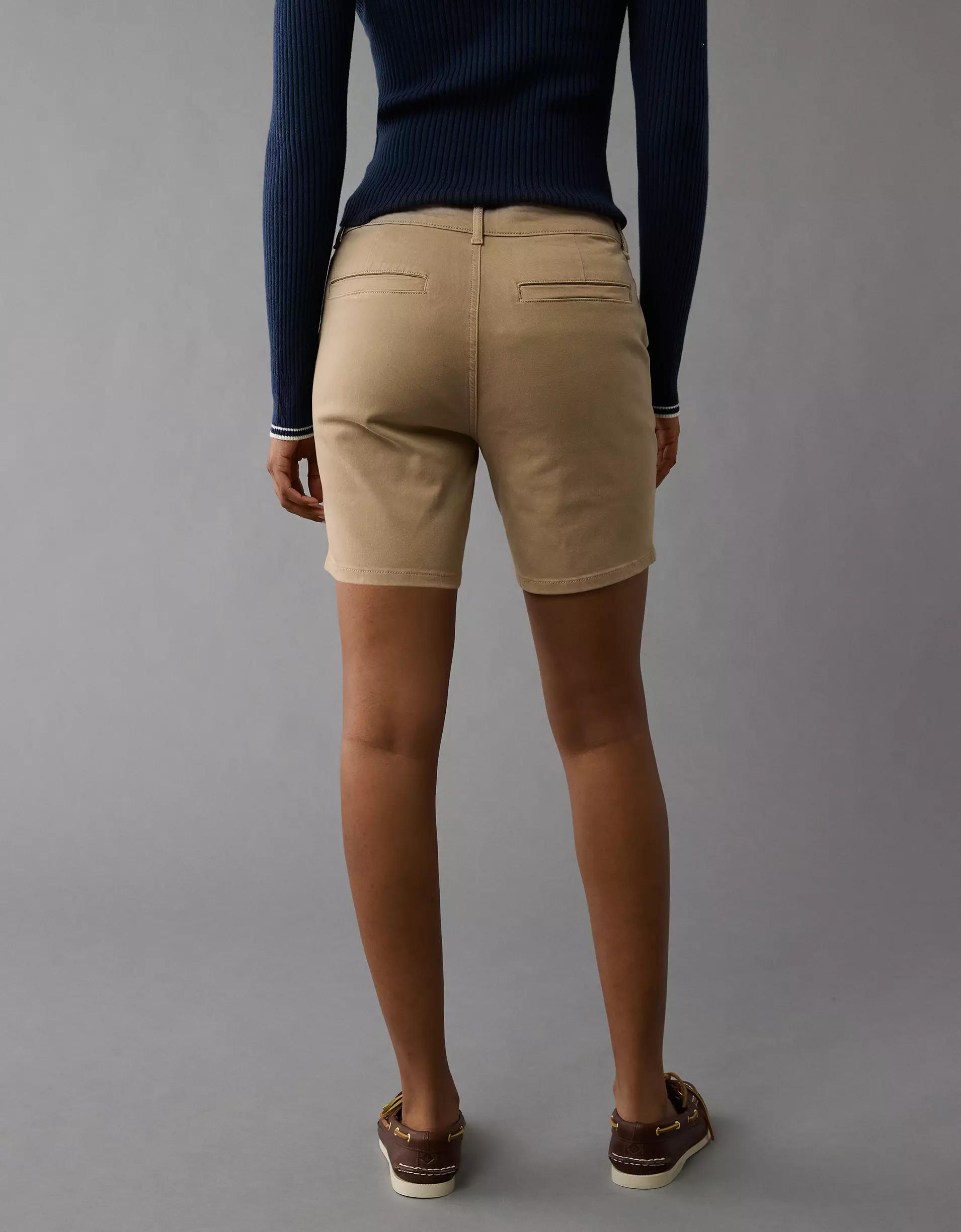 AE Stretch High-Waisted Trouser Bermuda Short Product Image