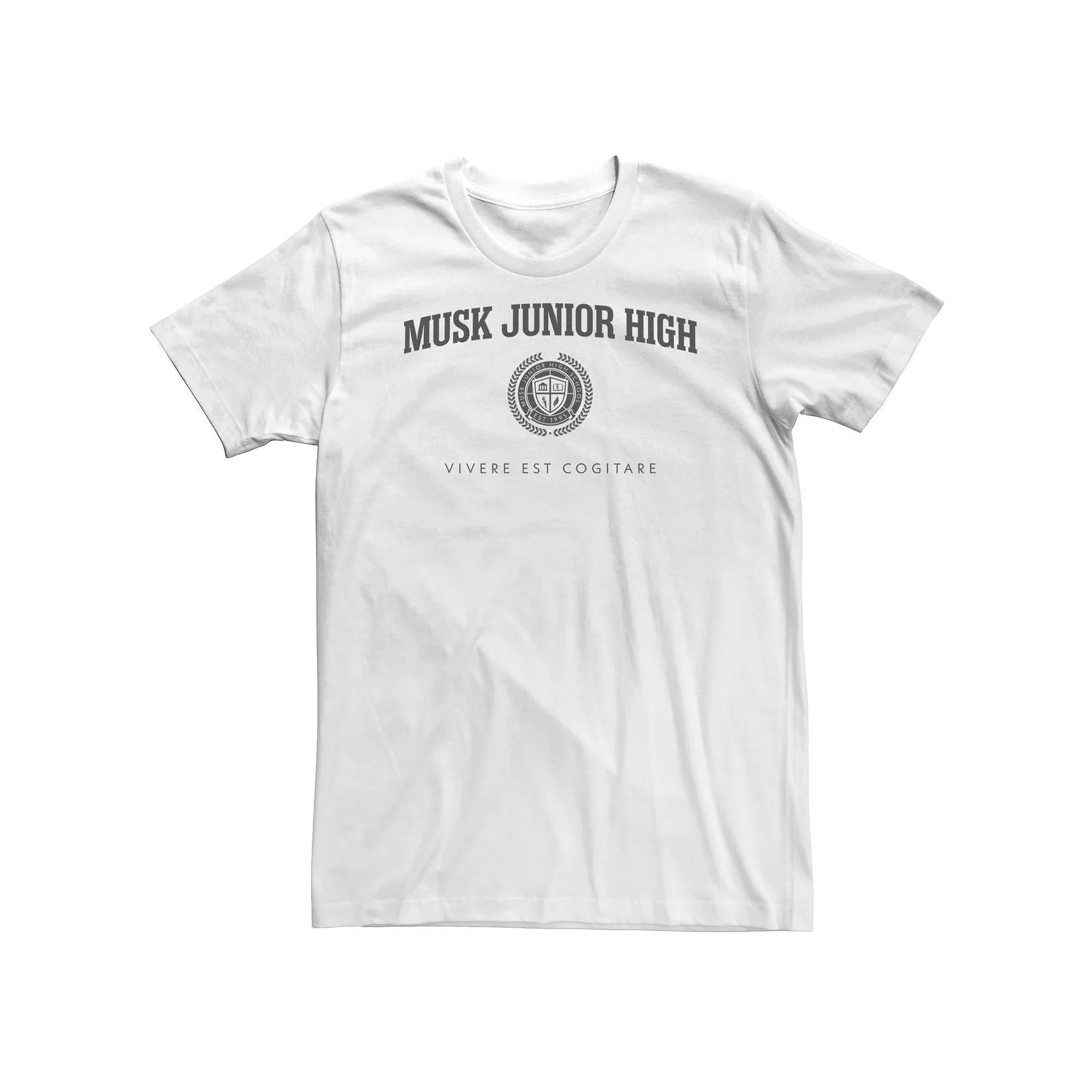 Big & Tall Star Trek Discovery Musk Junior High Badge White Logo Tee, Men's, Size: 5XL Product Image