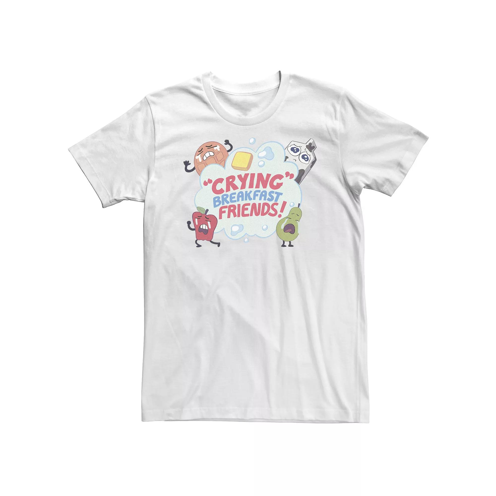 Big & Tall Cartoon Network Steven Universe Crying Breakfast Friends Tee, Men's,  Product Image