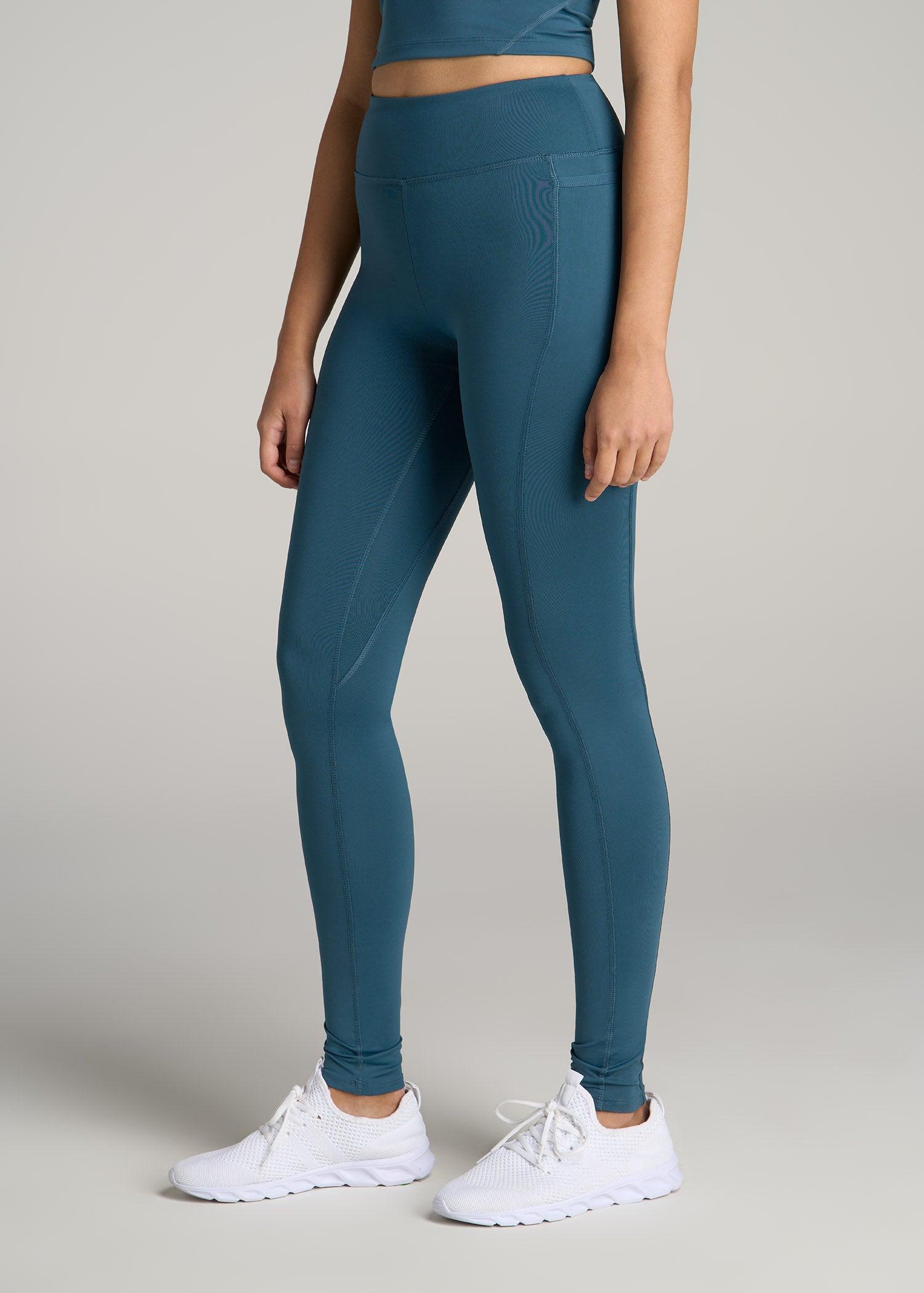 Bella Outer-Pocket Leggings for Tall Women in Deep Water Female Product Image