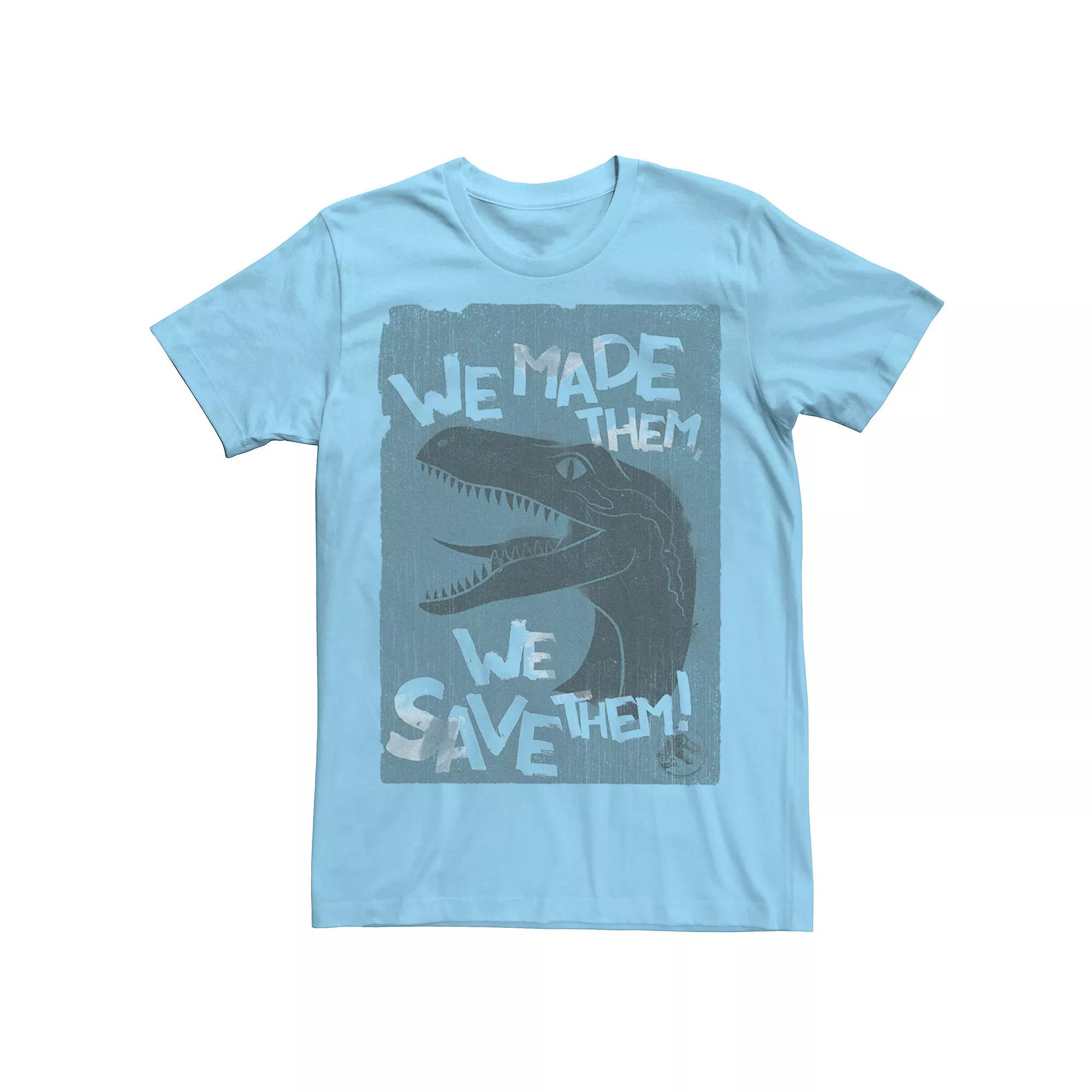 Men's Jurassic World 2 "We Made Them, We Save Them!" Tee,  Product Image