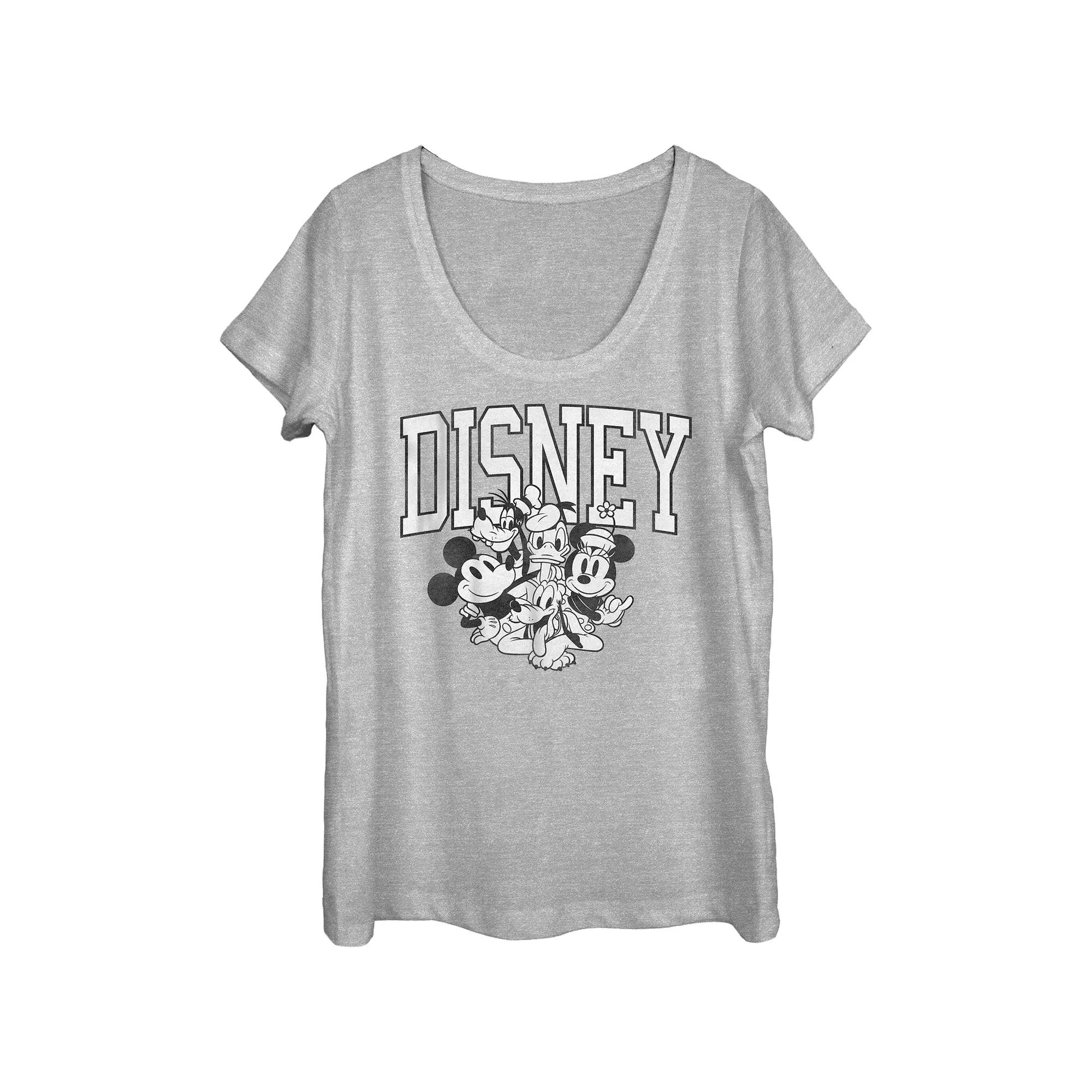 Disney's Juniors' Mickey Mouse Group Tee, Girl's,  Product Image