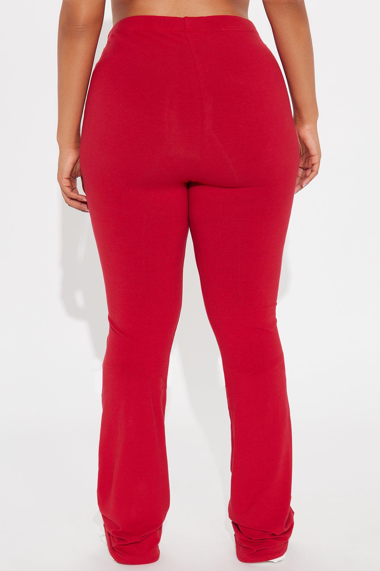 Tall Adriana Flare Pant - Red Female Product Image