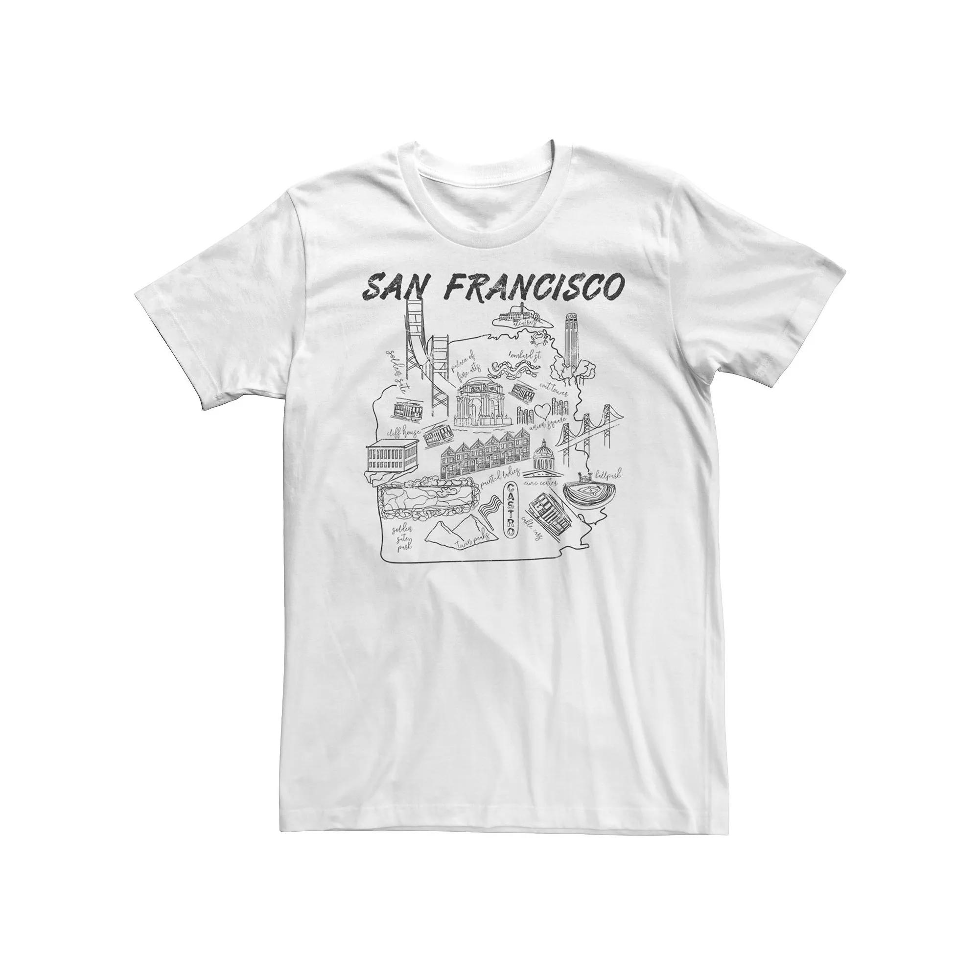 Big & Tall San Francisco City Elements Graphic Tee, Men's,  Product Image