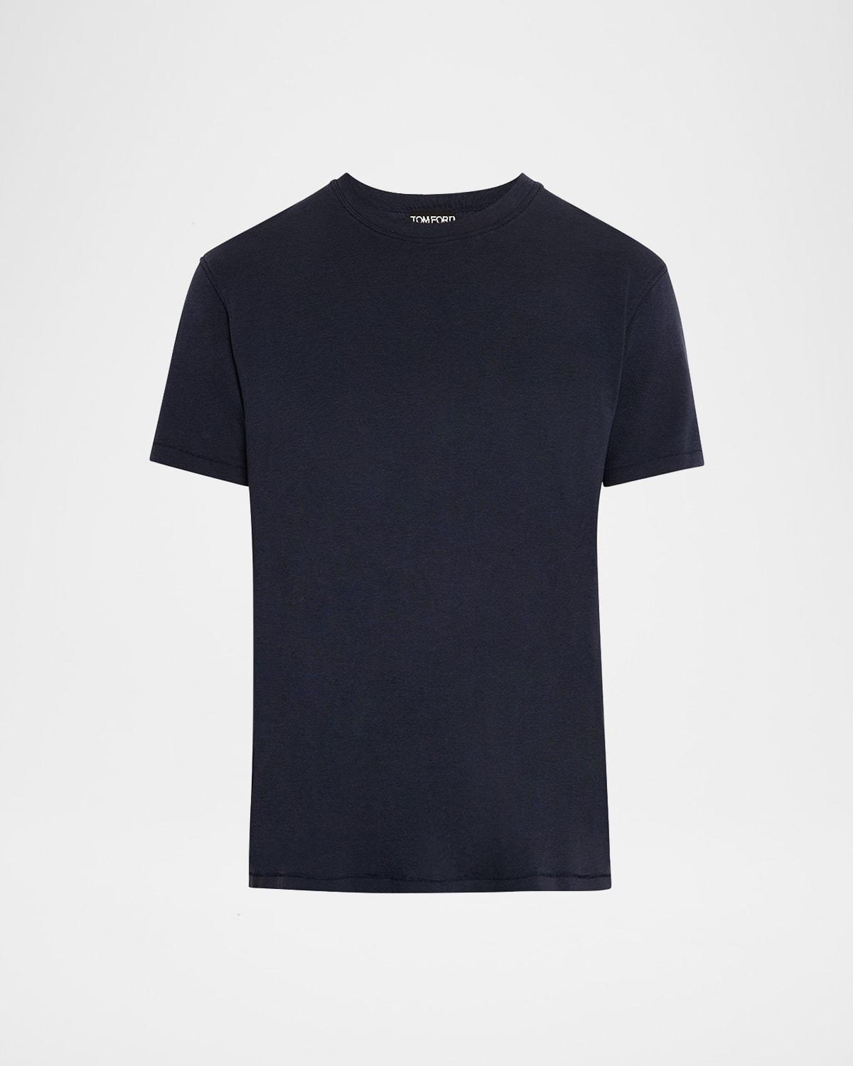 Mens Lyocell-Cotton Crewneck T-Shirt Product Image