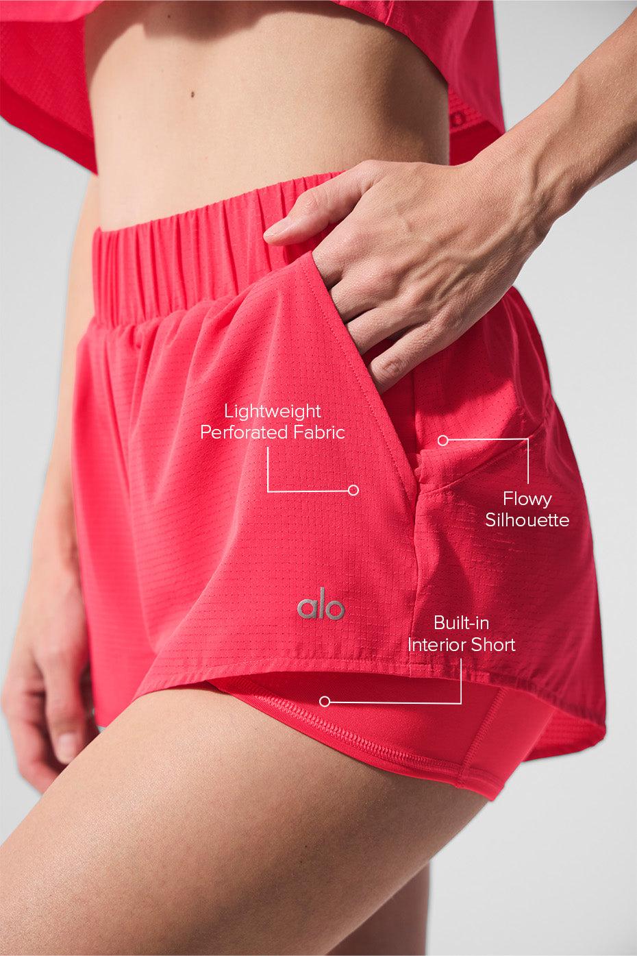 Sport Star Short - Candy Red Female Product Image