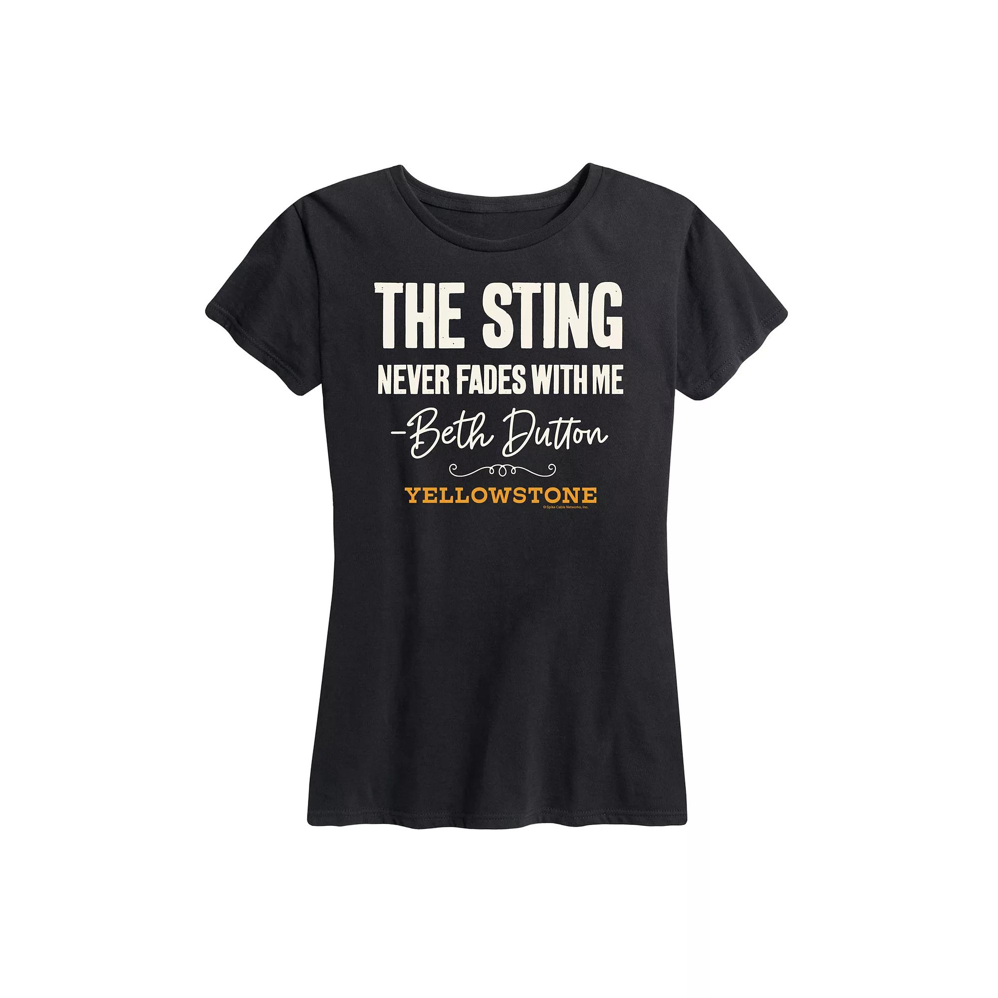 Plus Yellowstone Sting Never Fades Graphic Tee, Women's,  Product Image