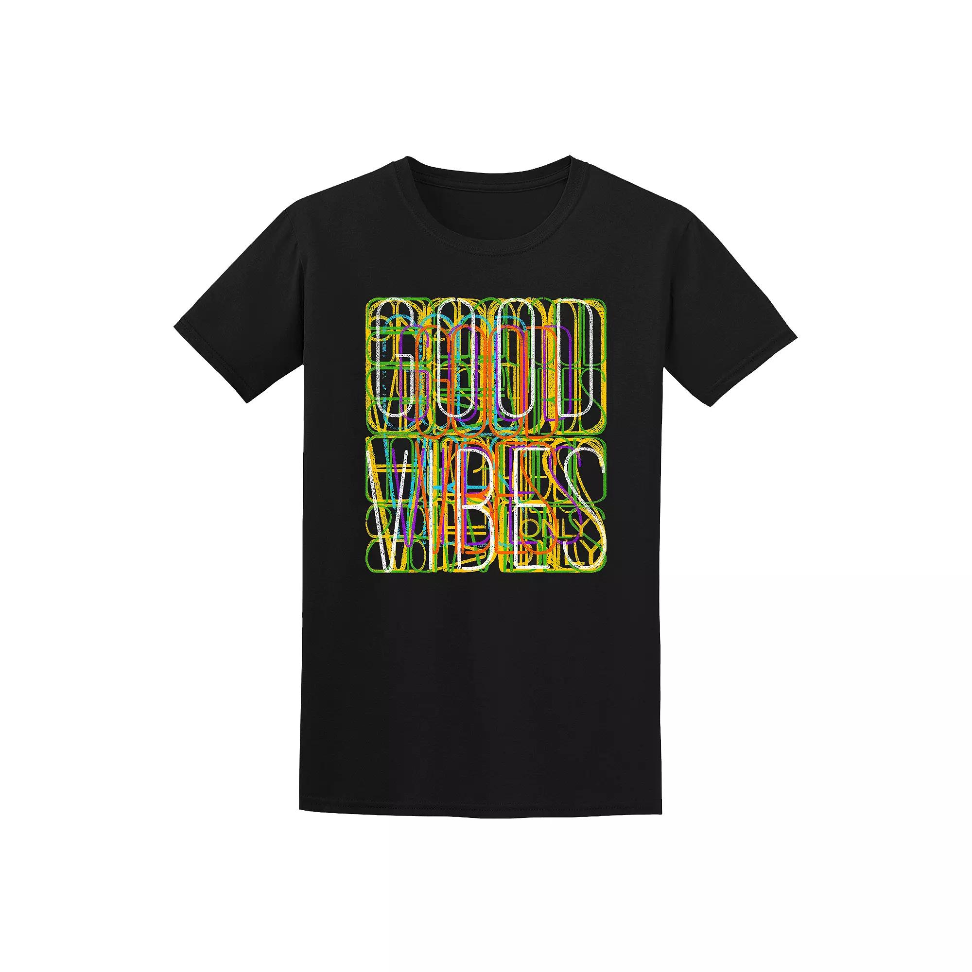 Men's COLAB89 by Threadless Bulo Neon Lights Tee, Size: Small, Black Product Image