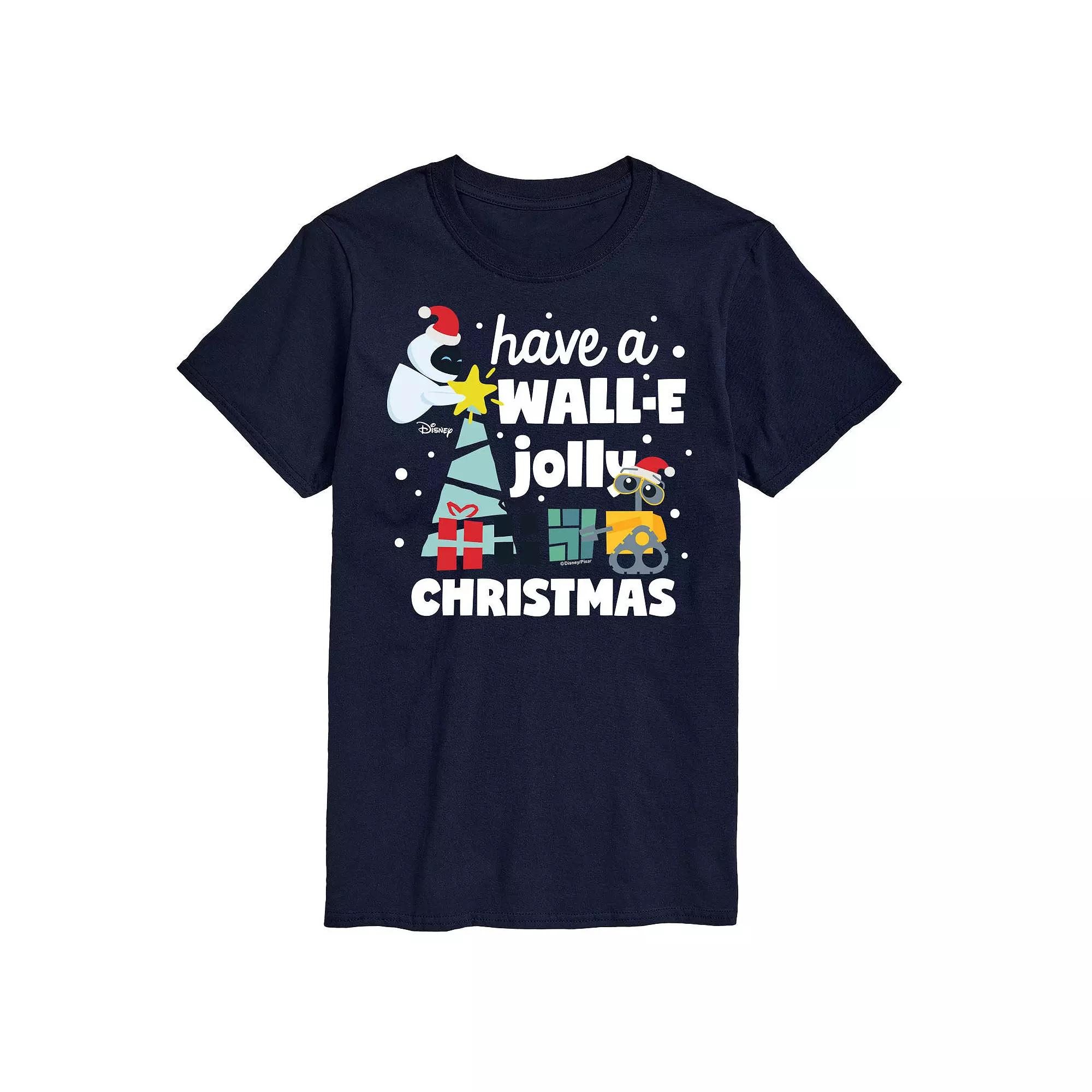 Disney's Wall-E Big & Tall Jolly Christmas Graphic Tee, Men's,  Product Image