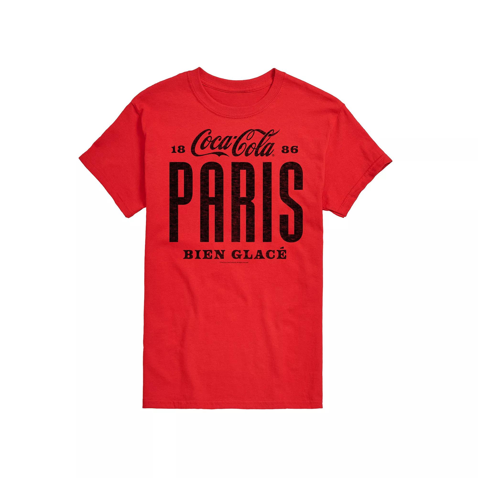 Men's Coca-Cola Paris Graphic Tee,  Product Image