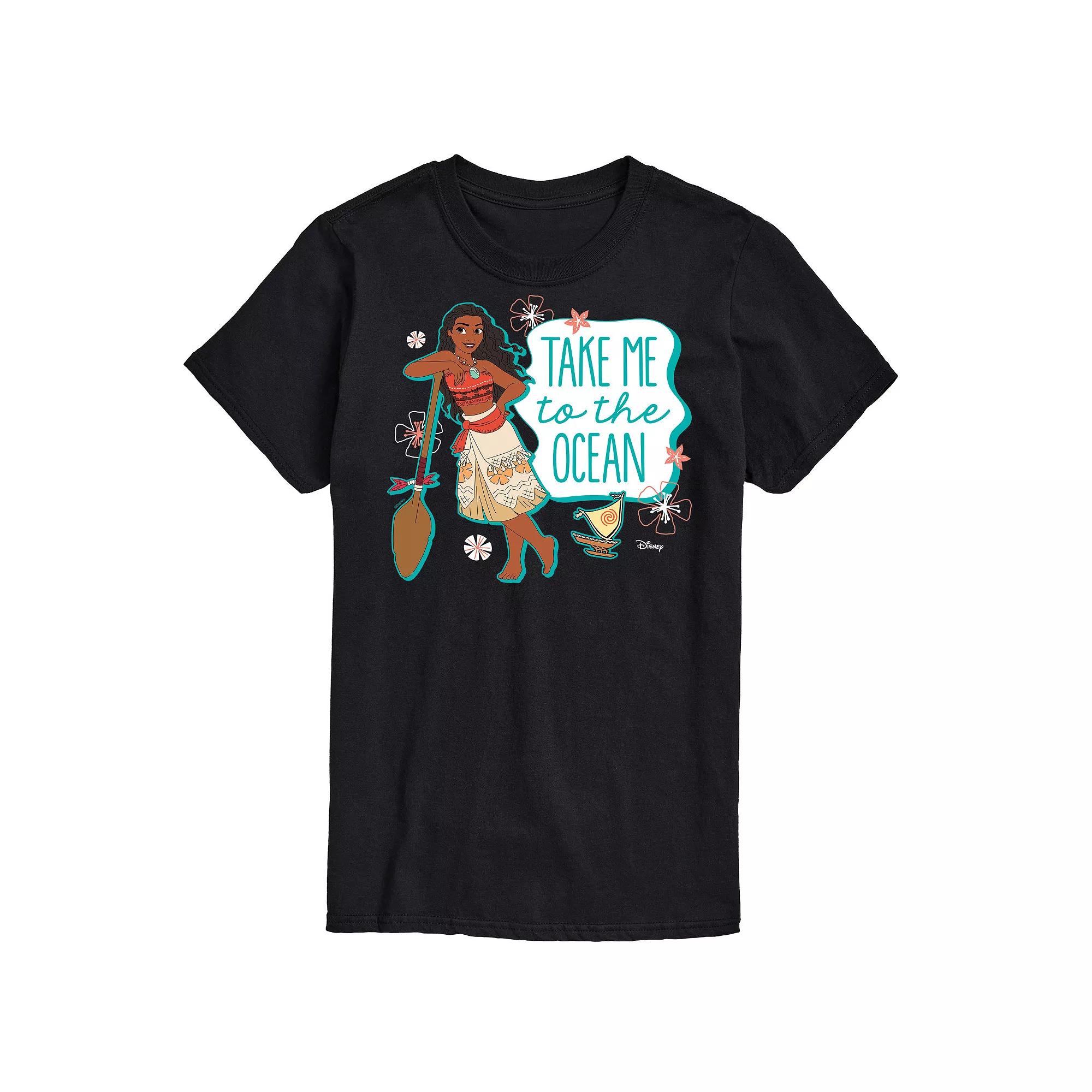 Disney Princess Big & Tall Take Me To The Ocean Graphic Tee, Men's,  Product Image