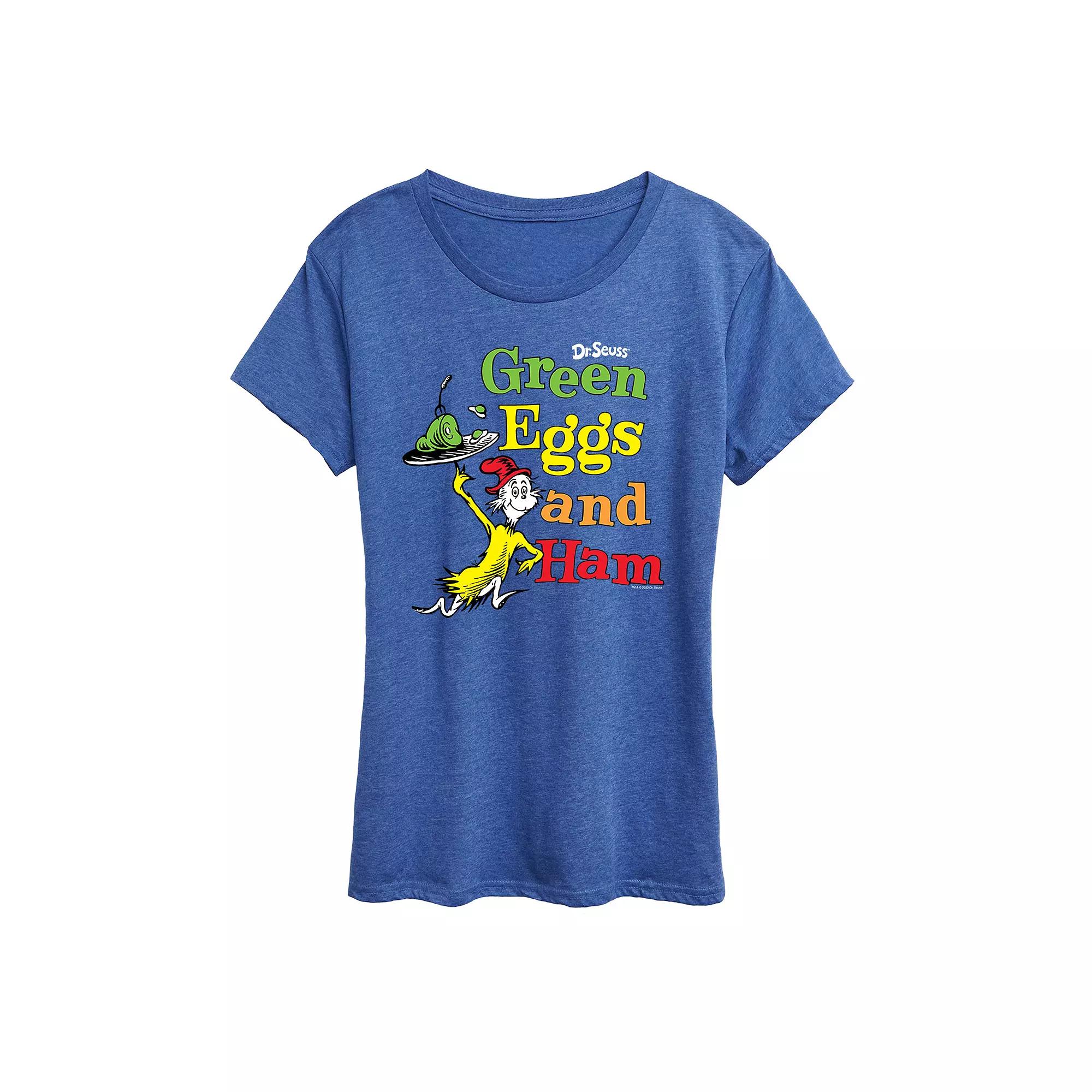 Women's Dr. Seuss Green Eggs And Ham Graphic Tee, Girl's,  Product Image
