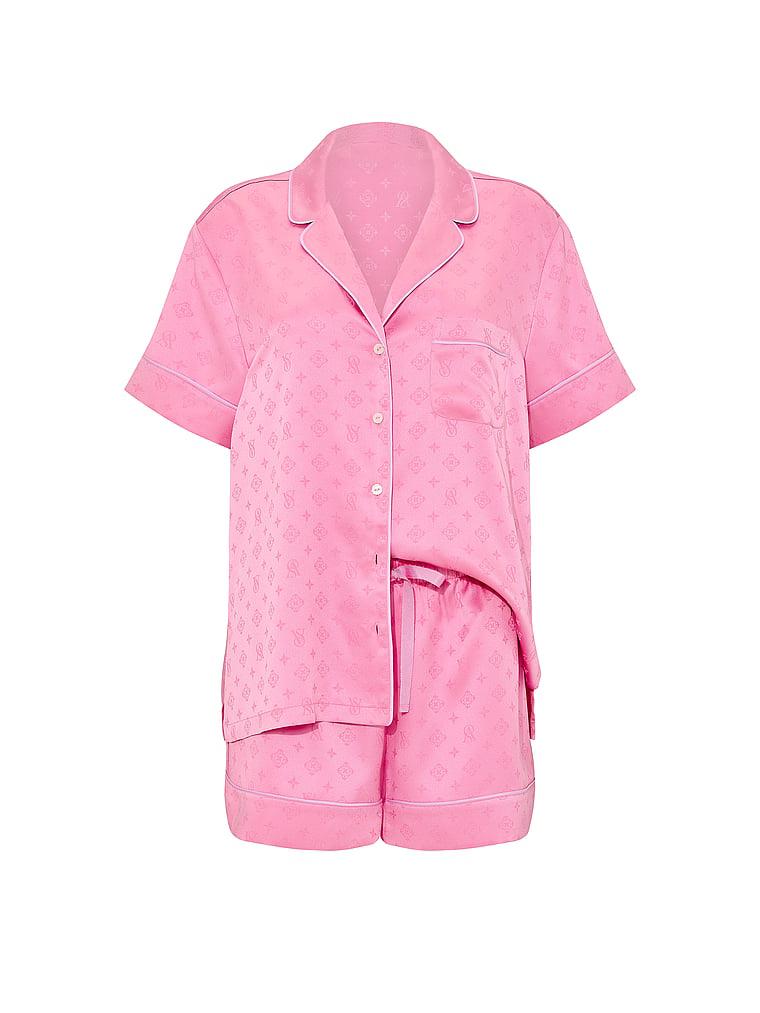 Signature Satin Short Pajama Set Product Image