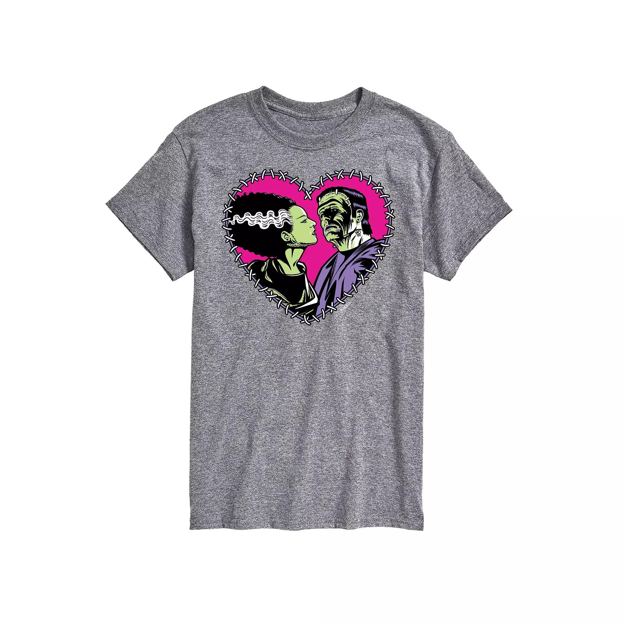 Big & Tall Universal Monsters Heart Graphic Tee, Men's,  Product Image