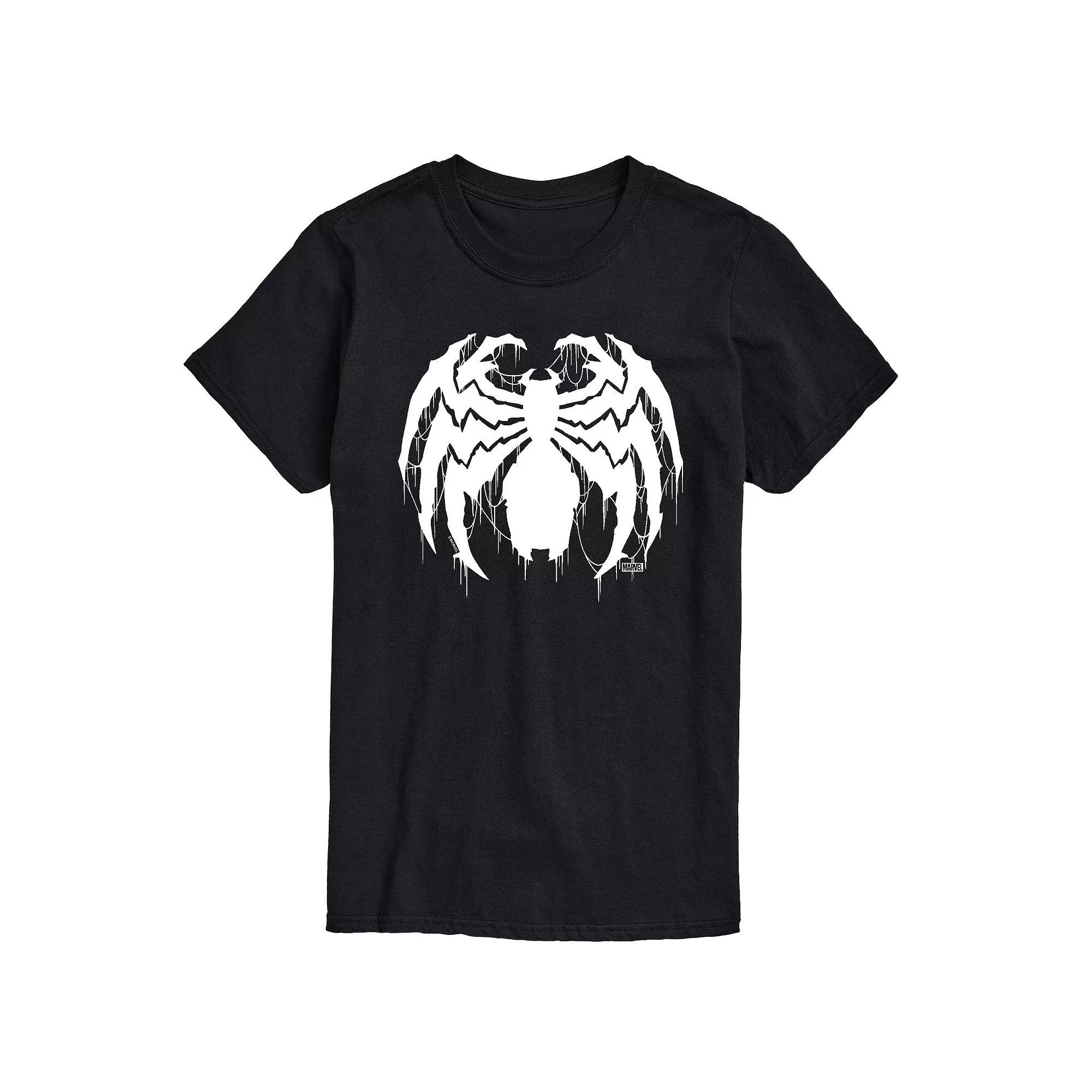Big & Tall Marvel Venom Spider Logo Graphic Tee, Men's,  Product Image