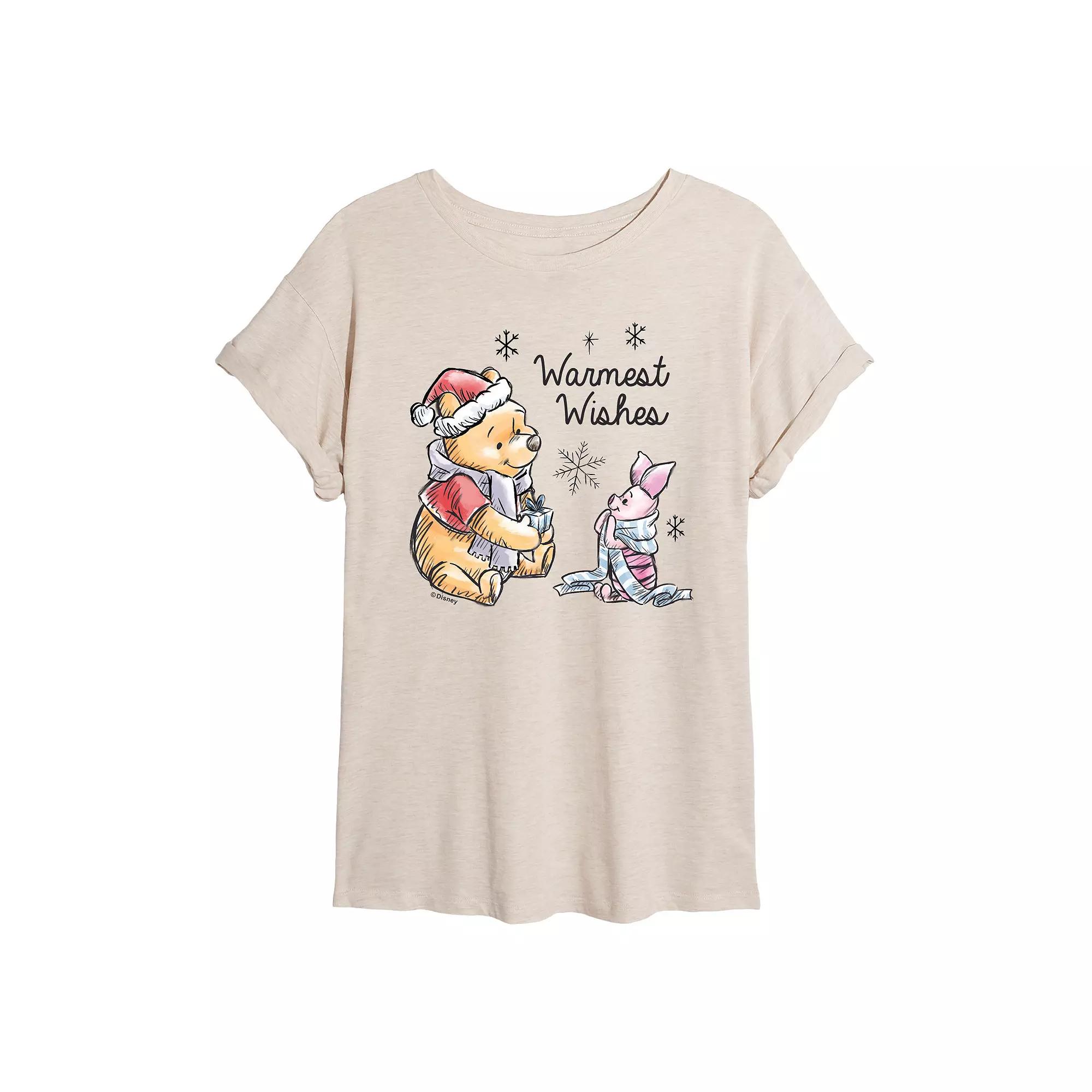 Disney's Winnie The Pooh Women's Warmest Wishes Tee,  Product Image