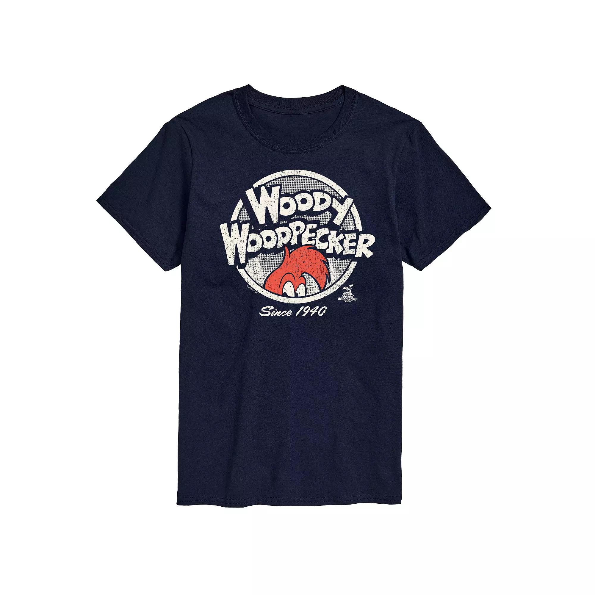 Big & Tall Woody Woodpecker Vintage Logo Graphic Tee, Men's,  Product Image