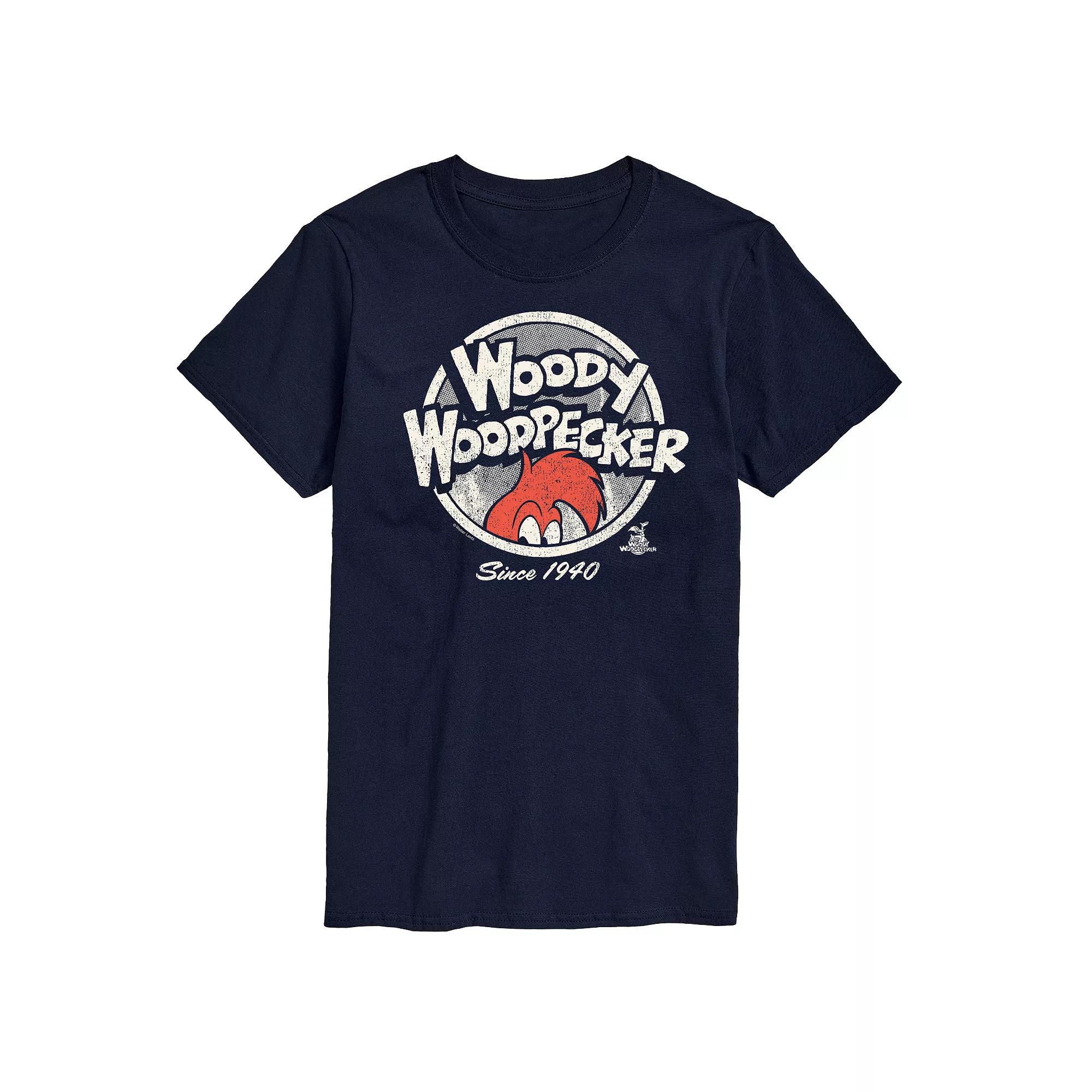 Big & Tall Woody Woodpecker Vintage Logo Graphic Tee, Men's,  Product Image