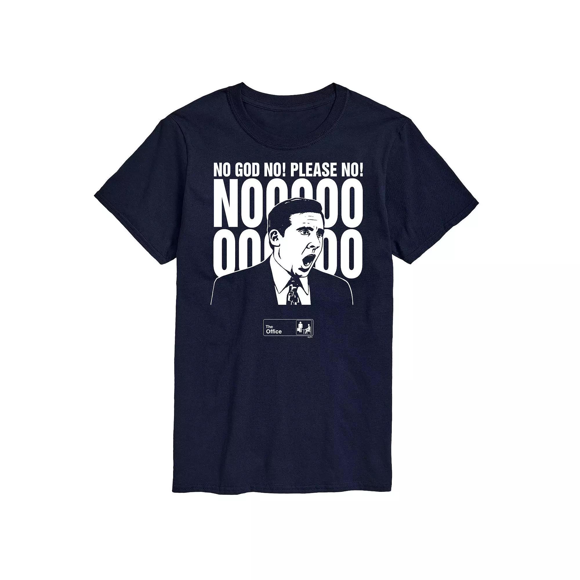 Men's The Office No God Please No Tee,  Product Image