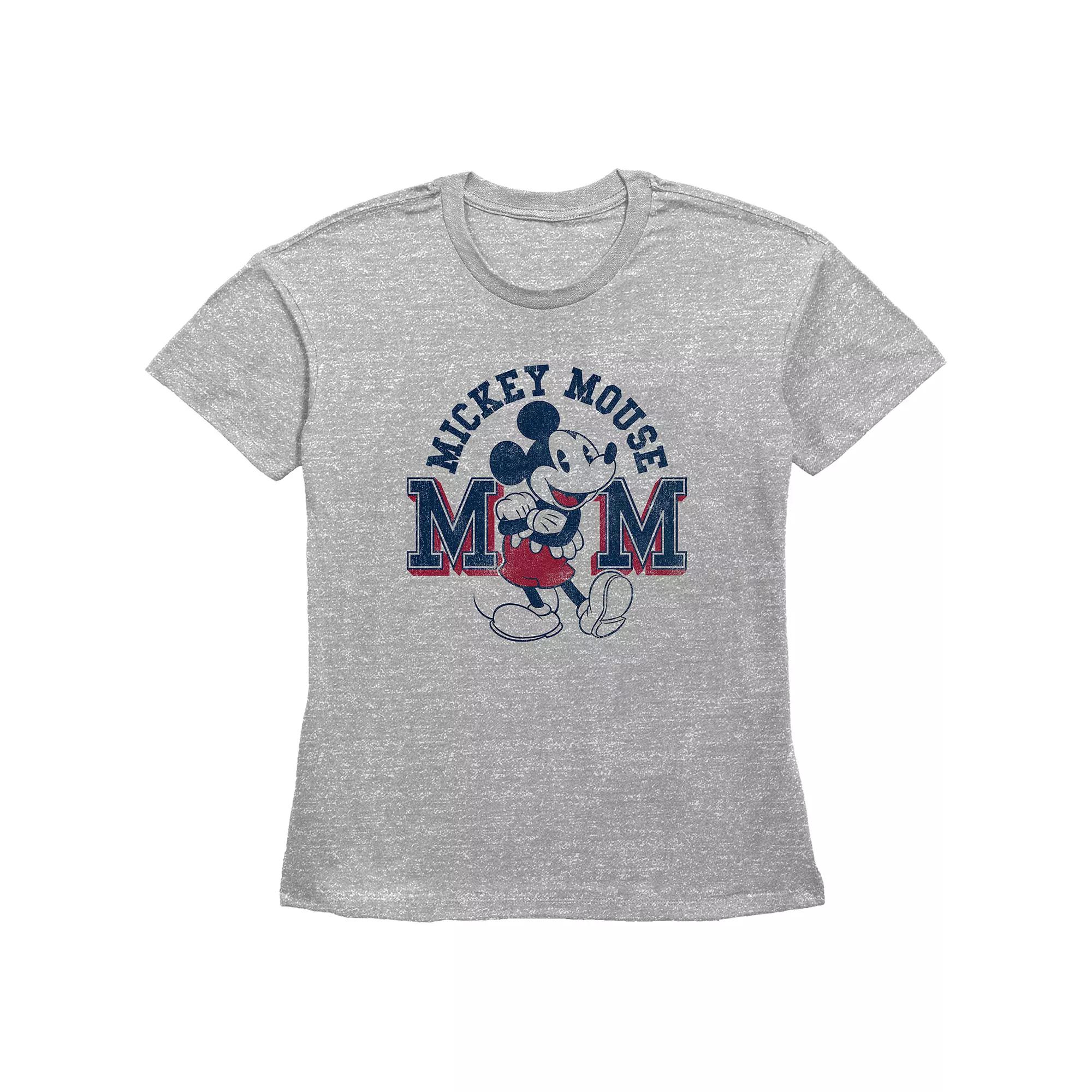 Disney's Mickey Mouse Mom Basic Fit Women's Graphic Tee,  Product Image