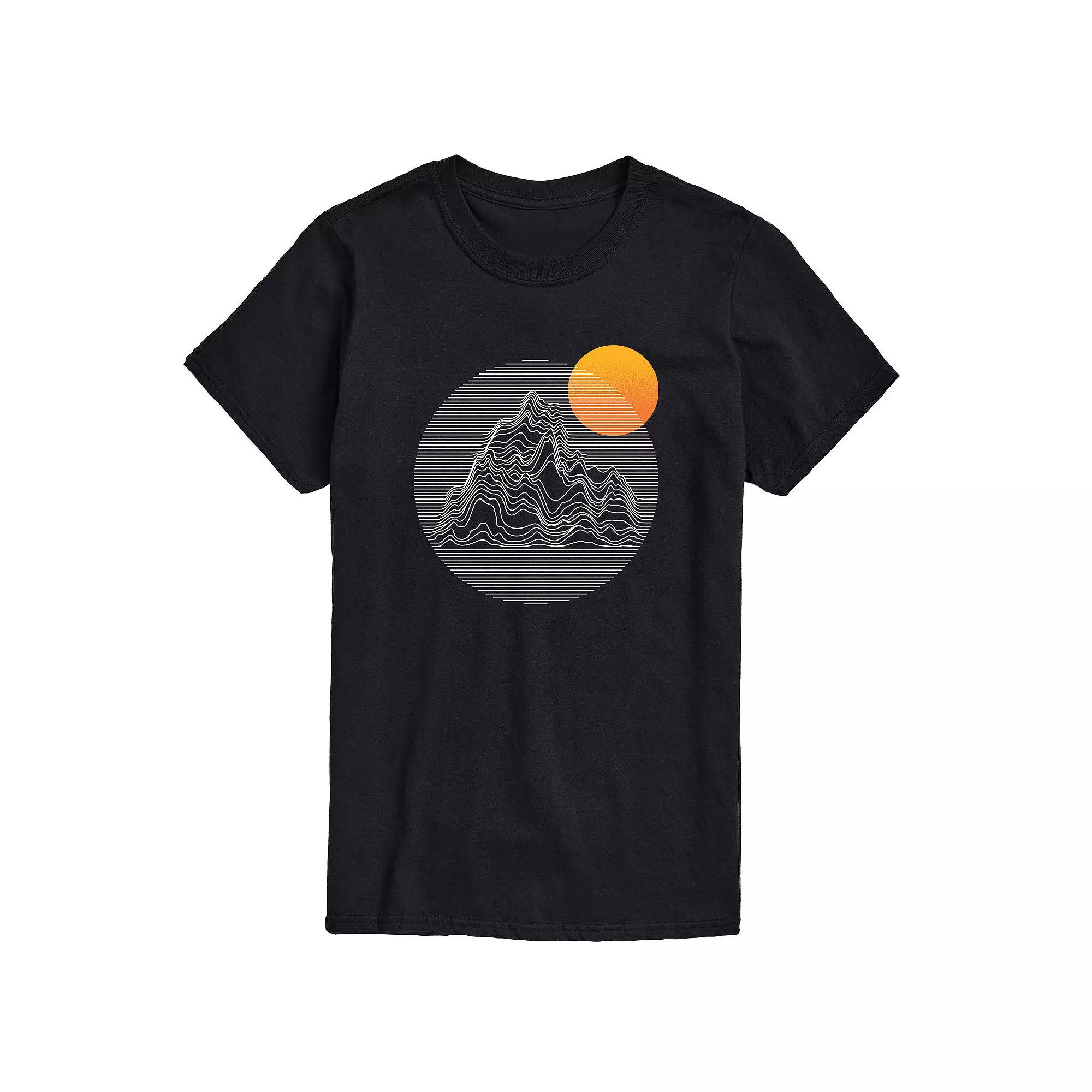 Men's Line Art Mountain Tee,  Product Image
