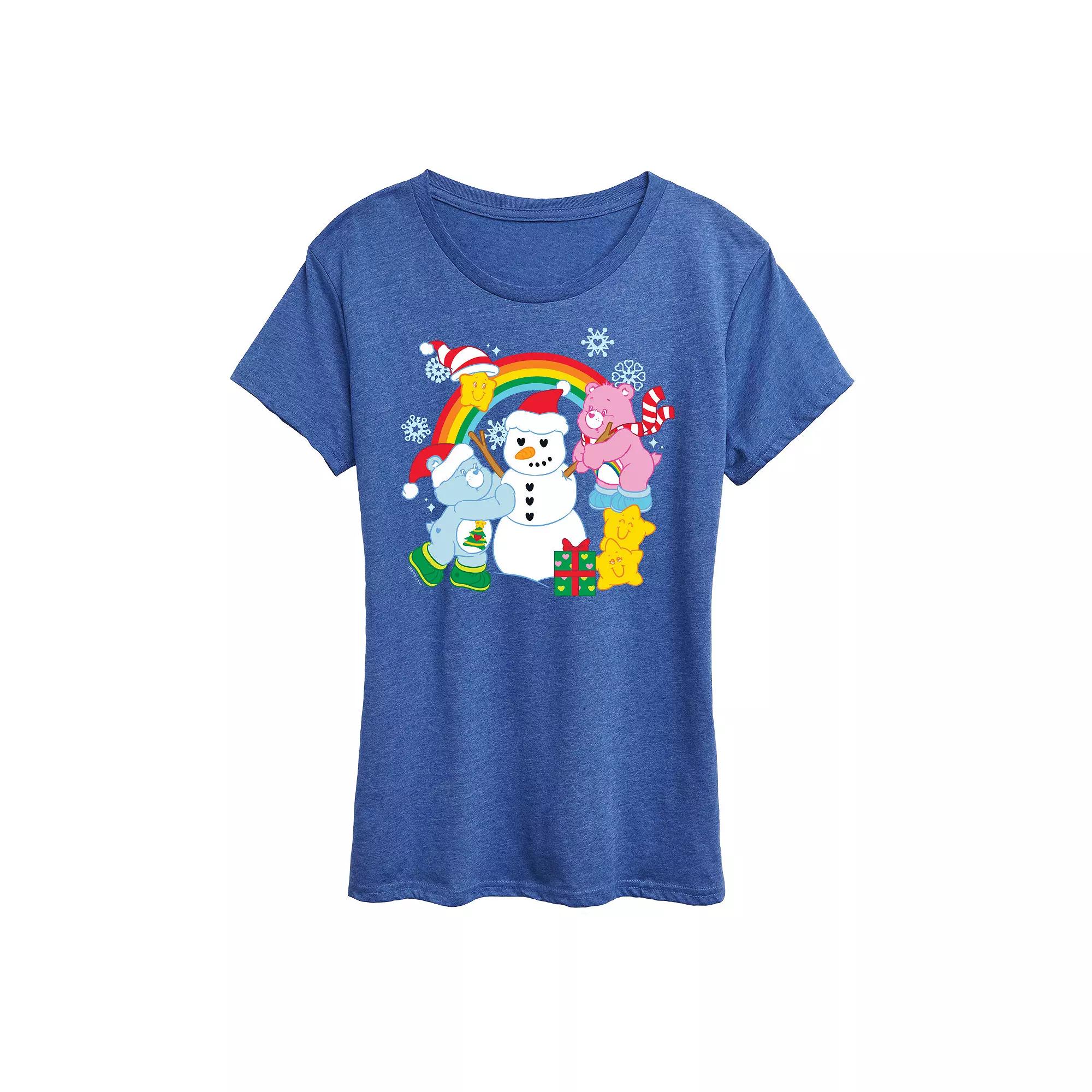 Women's Care Bears Snowman Graphic Tee, Girl's,  Product Image